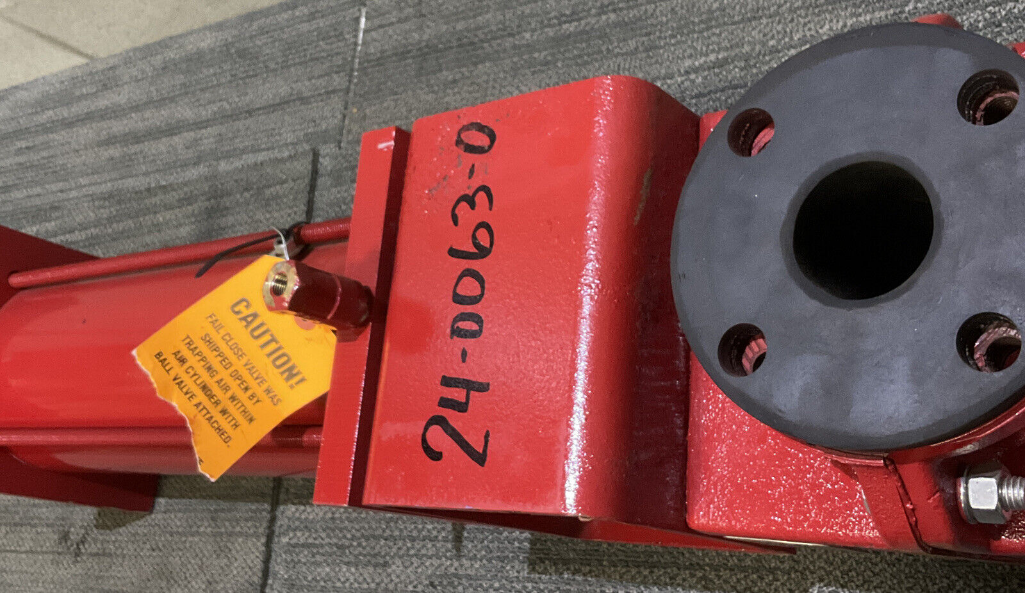 RED VALVE 09-3002 PNEUMATICALLY ACTUATED CONTROL PINCH VALVE SERIES 5200