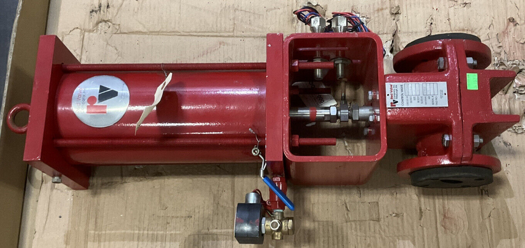 RED VALVE 09-3002 PNEUMATICALLY ACTUATED CONTROL PINCH VALVE SERIES 5200