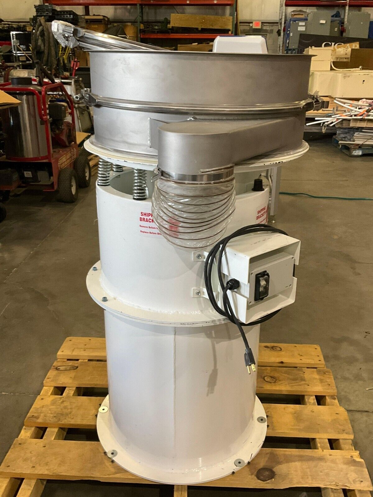 MIDWESTERN INDUSTRIES F1-24 SIFTER WITH MR24S4-4 MOTOR 115 V 60 HZ 1 PH 1170 RPM