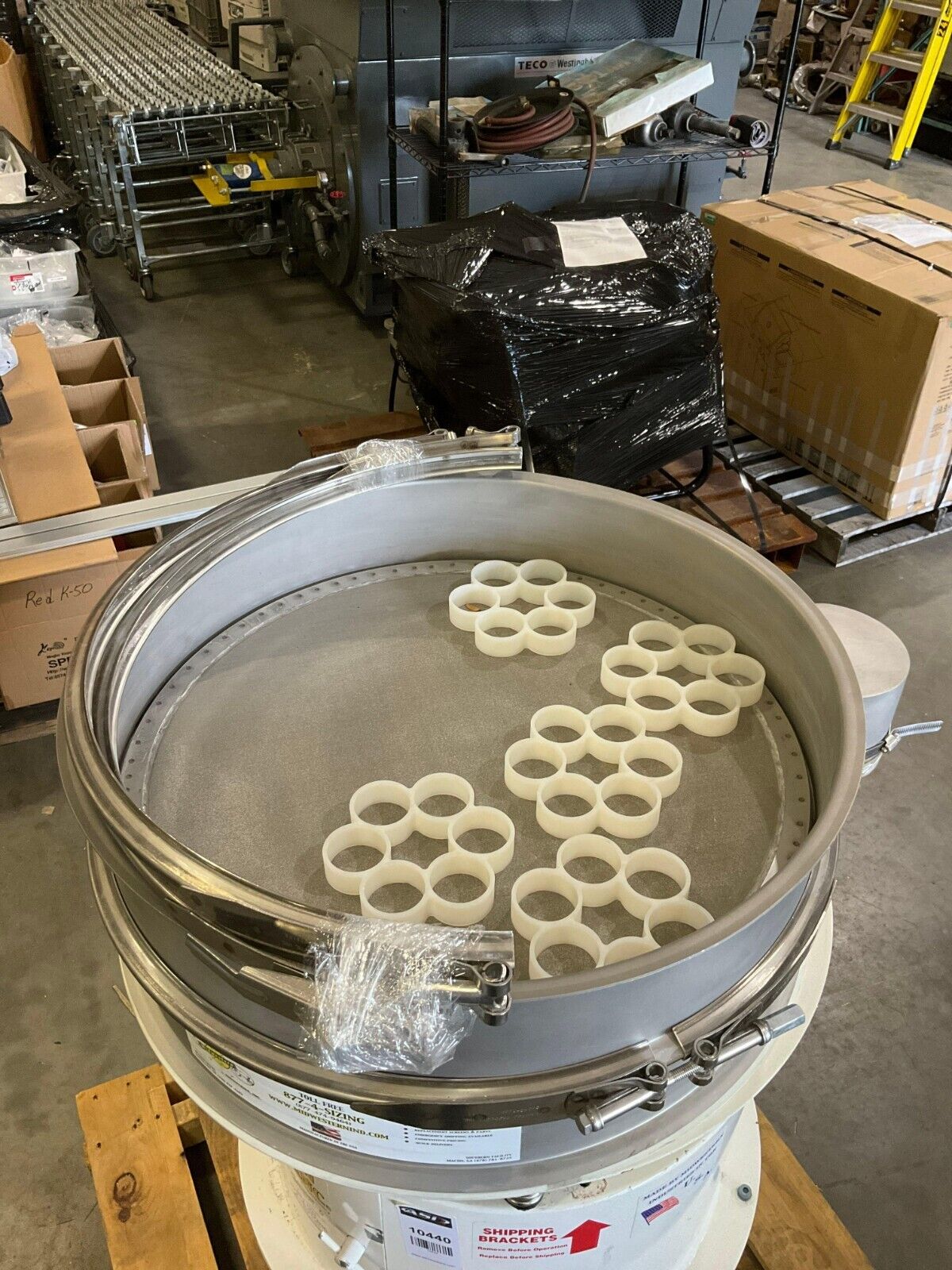 MIDWESTERN INDUSTRIES F1-24 SIFTER WITH MR24S4-4 MOTOR 115 V 60 HZ 1 PH 1170 RPM
