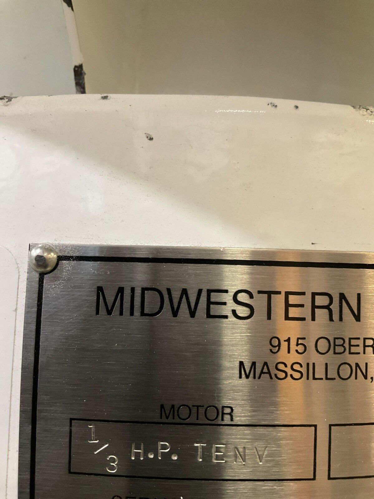 MIDWESTERN INDUSTRIES F1-24 SIFTER WITH MR24S4-4 MOTOR 115 V 60 HZ 1 PH 1170 RPM