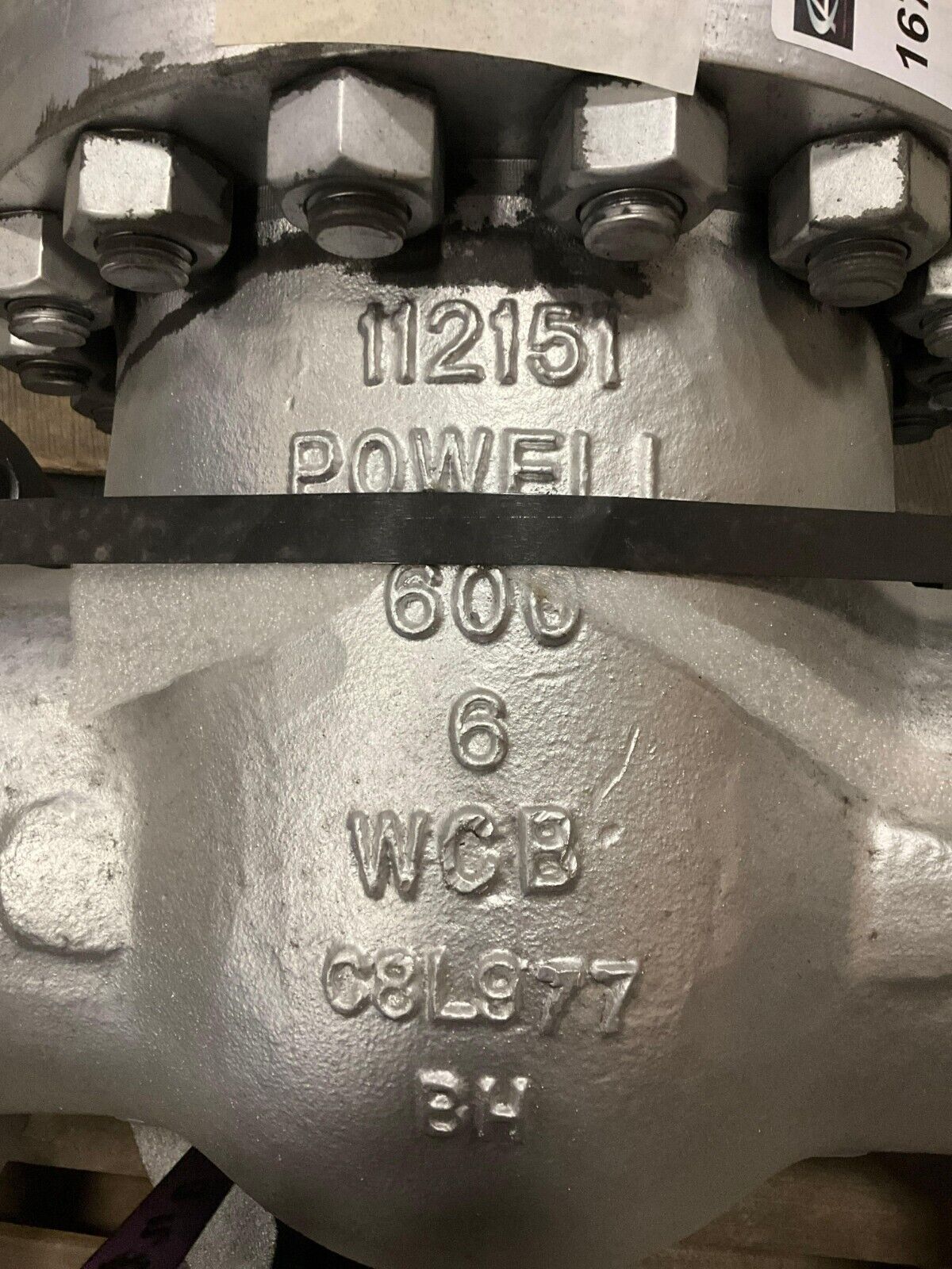 POWELL VALVES 6003FC8GXXX GLOBE GATE VALVE B16.34 CL 600LB CR18 97A8 1480 PSI