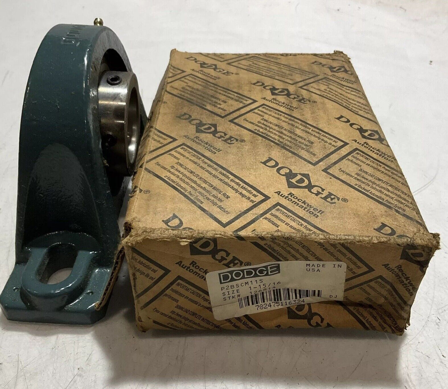 DODGE P2BSCM115 BEARING PILLOW BLOCK SIZE 1-15/6 K9S