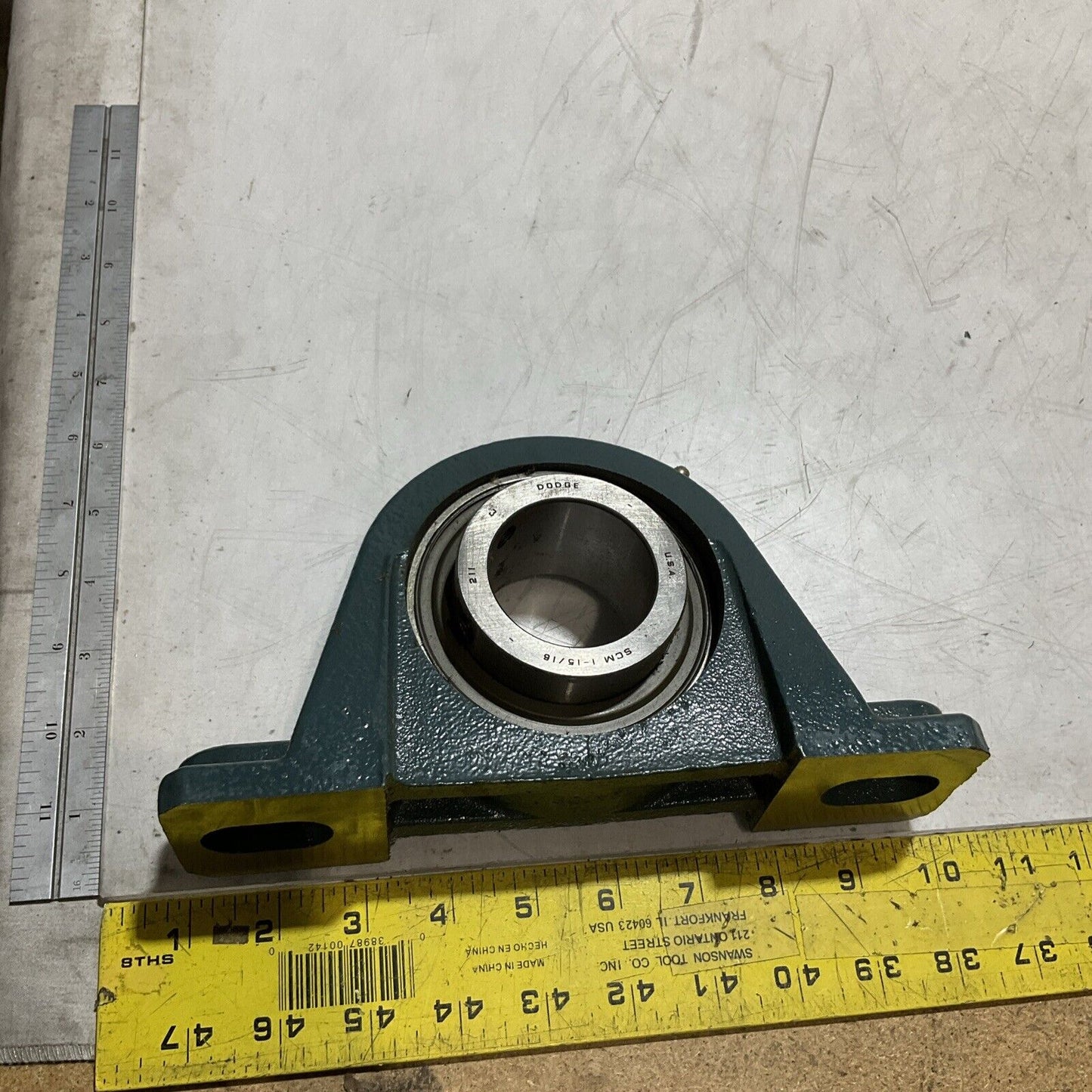 DODGE P2BSCM115 BEARING PILLOW BLOCK SIZE 1-15/6 K9S