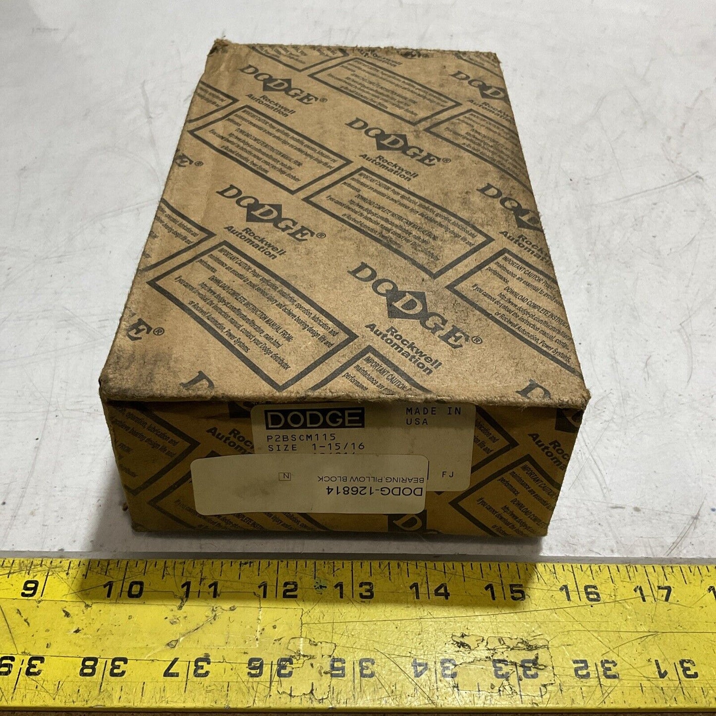 DODGE P2BSCM115 BEARING PILLOW BLOCK SIZE 1-15/6 K9S