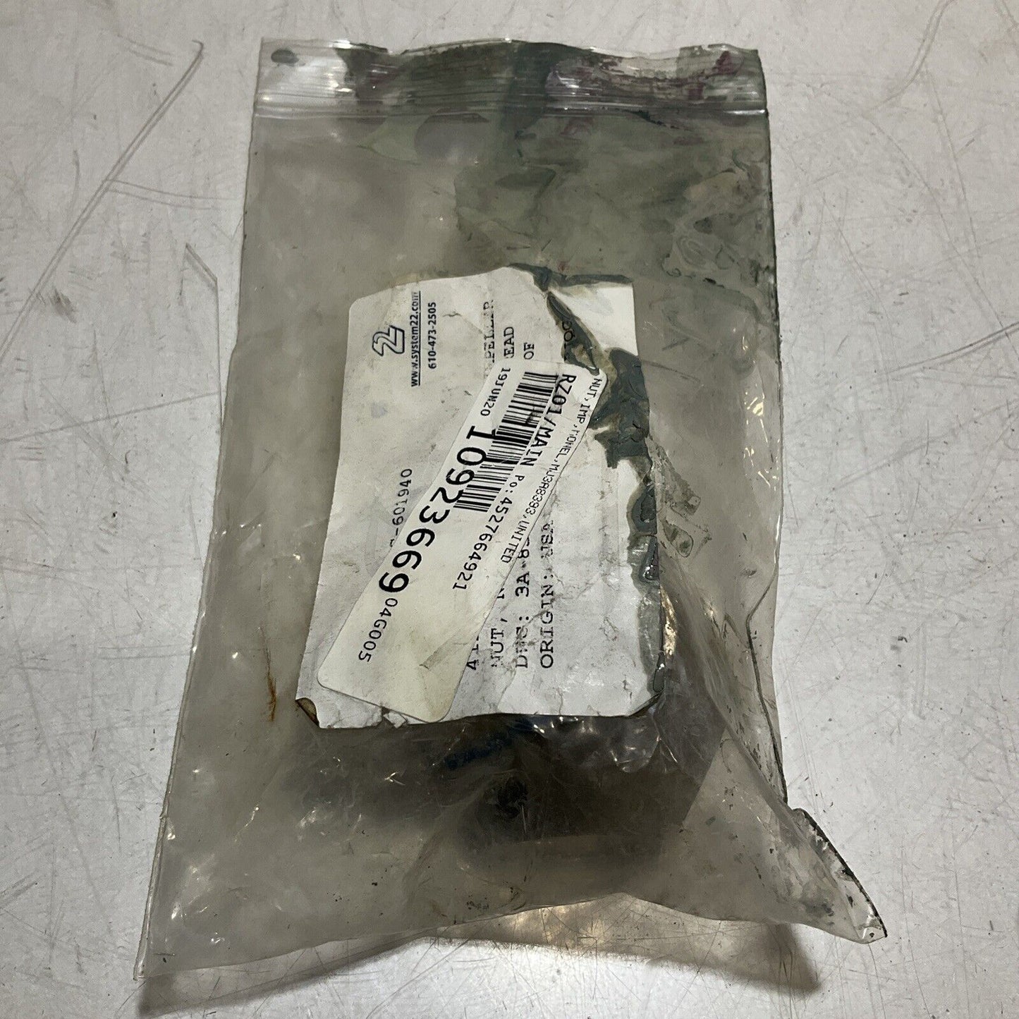 UNITED FLOWSERVE MJ3A8393 IMPELLER NUT U3S