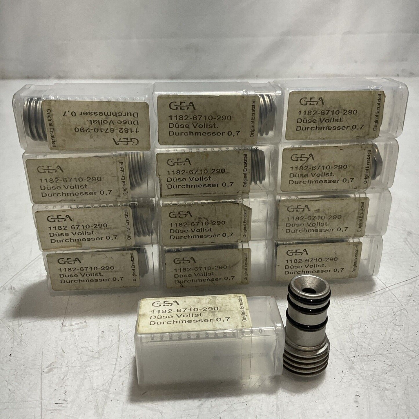 GEA 1182-6710-290 WASHER JET NOZZLE CENTRIFUGAL SEPARATOR 0.7MM DIA QTY17 C2H