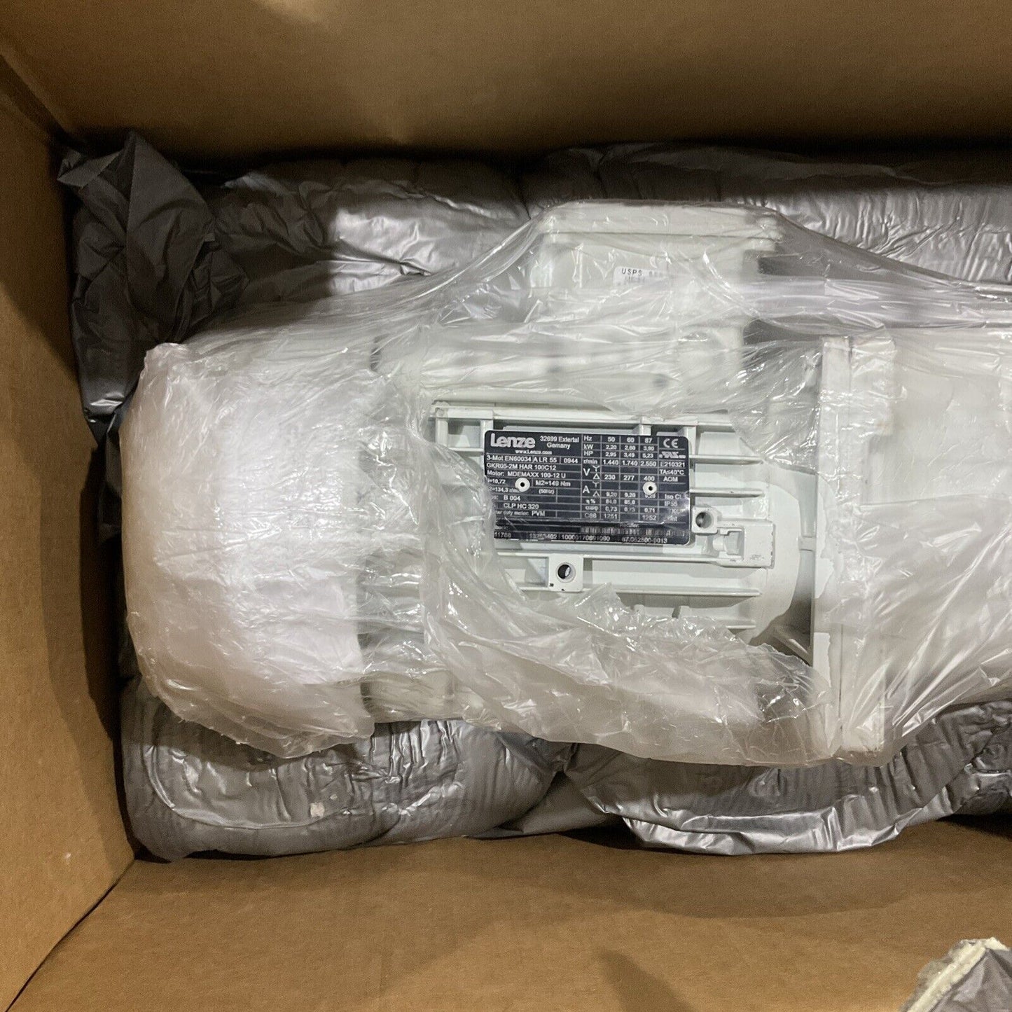 LENZE GKR05-2M HART 100C12- MDEMAXX 100-12U GEARMOTOR U3S
