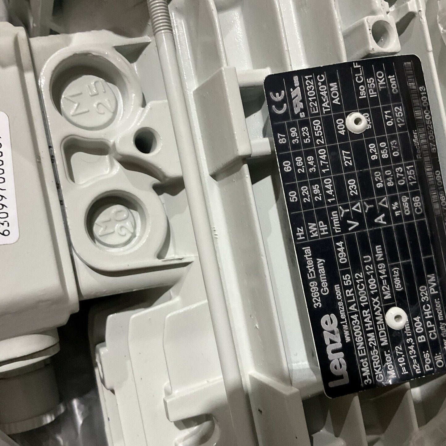 LENZE GKR05-2M HART 100C12- MDEMAXX 100-12U GEARMOTOR U3S