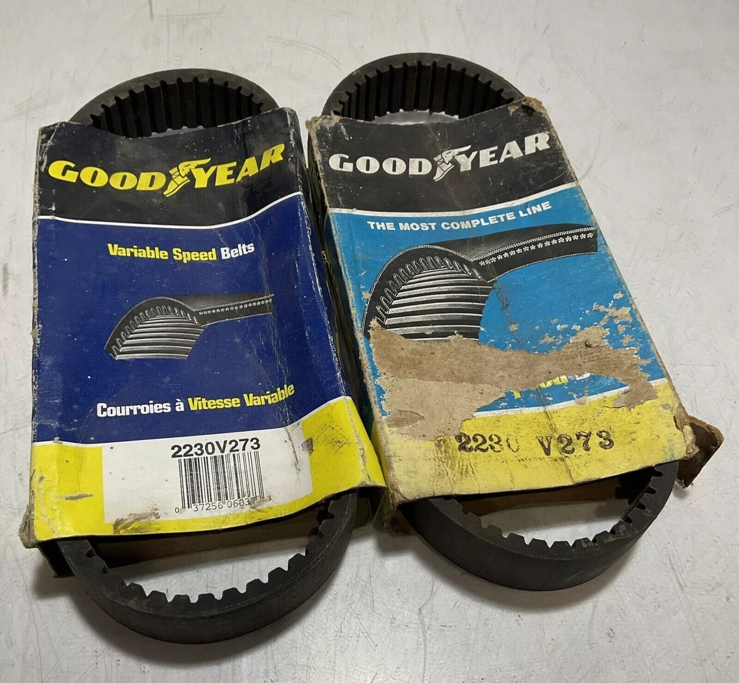 GOOD YEAR 2230V273 VARIABLE SPEED BELT LOT OF 2 U3S