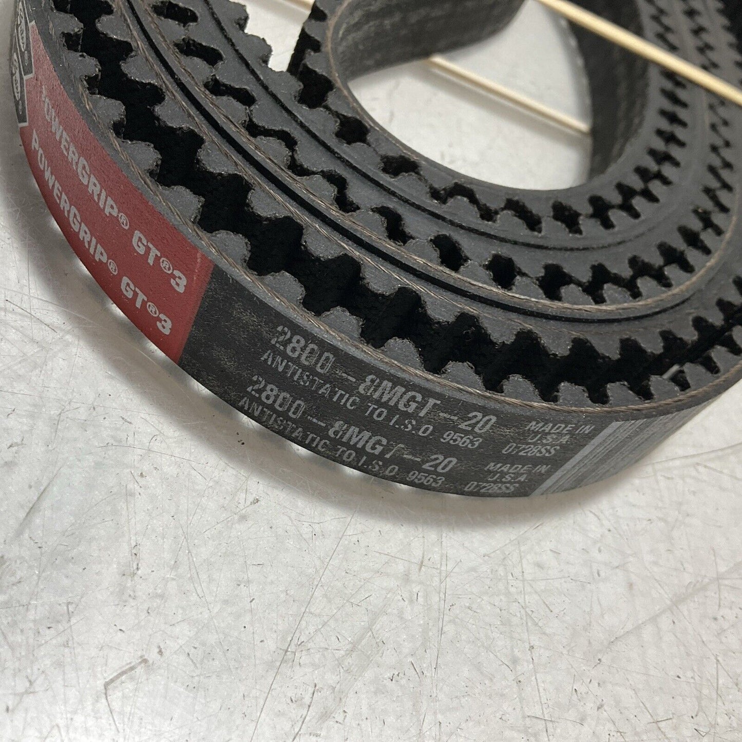 GATES 2800-8MGT-20 TWIN POWER GRIP GT-3 BELT U3S
