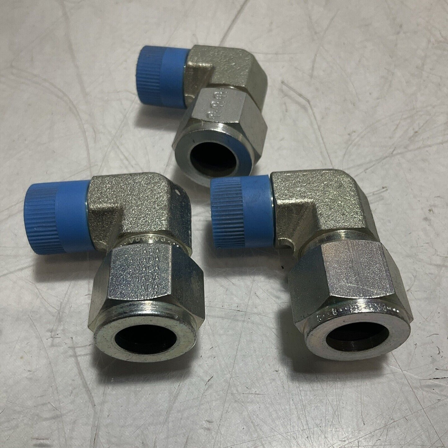 PARKER 8-8 JLC TUBE AND FITTING ADAPTER LOT OF 3 U3S