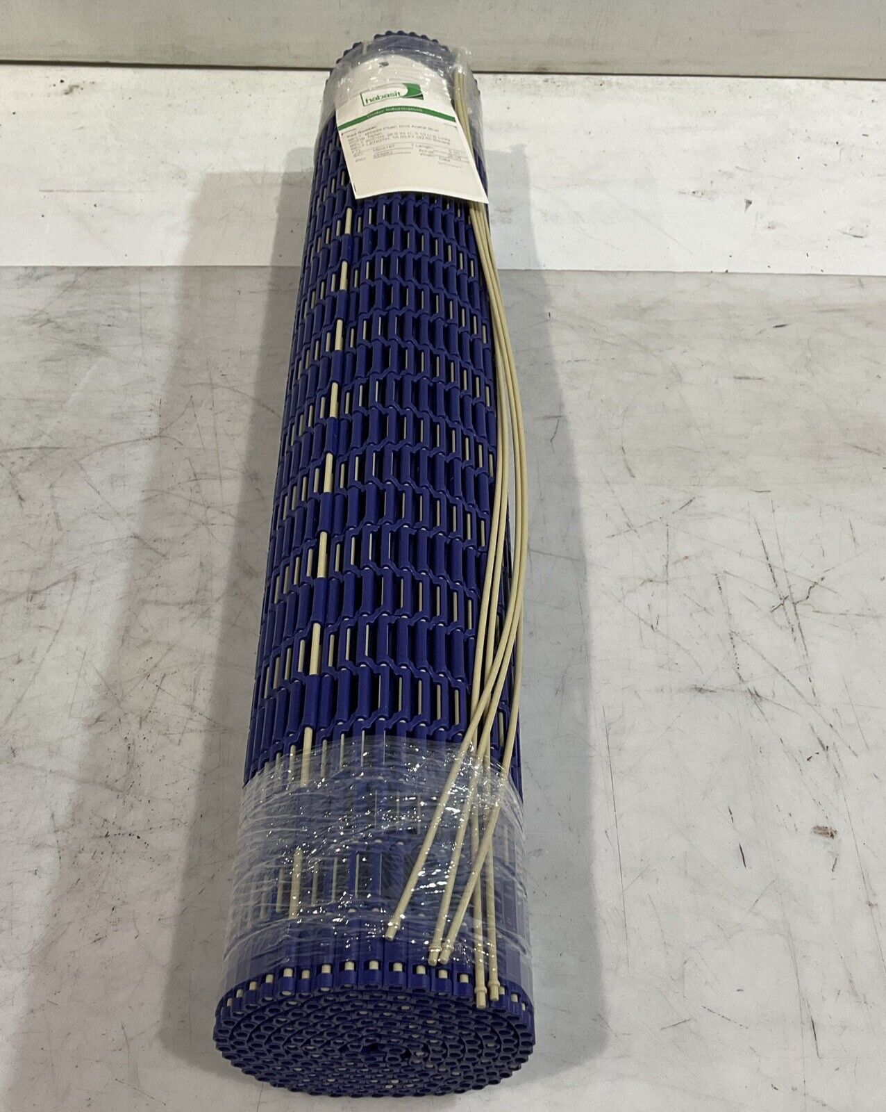 HABASIT M0885 FLUSH GRID ACETAL BLUE BELT WTH 26.0IN X LENGTH 5.00 FT U3S