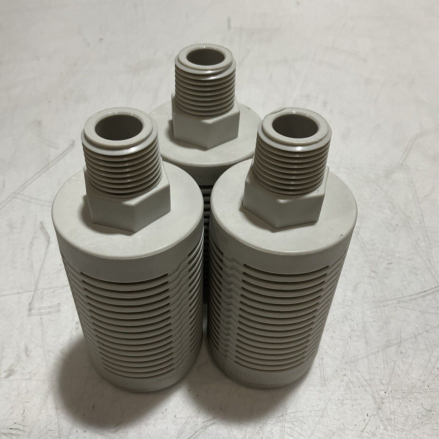 SMC ANB1-04 HIGH NOISE REDUCTION SCREW-IN SILENCER LOT OF 3 U3S