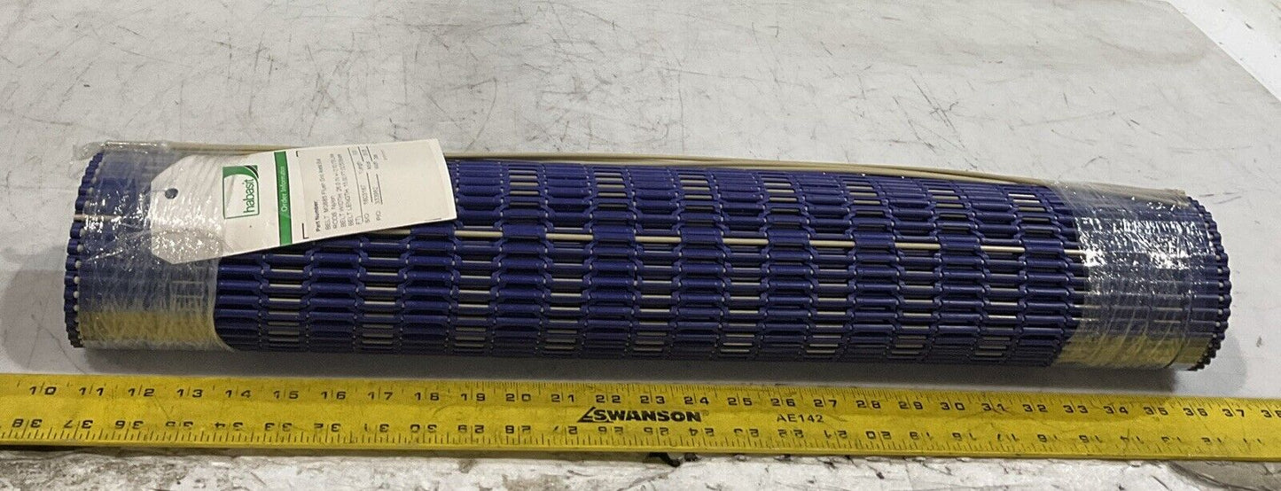 HABASIT M0885 FLUSH GRID ACETAL BLUE BELT WTH 26.0IN X LENGTH 5.00 FT U3S