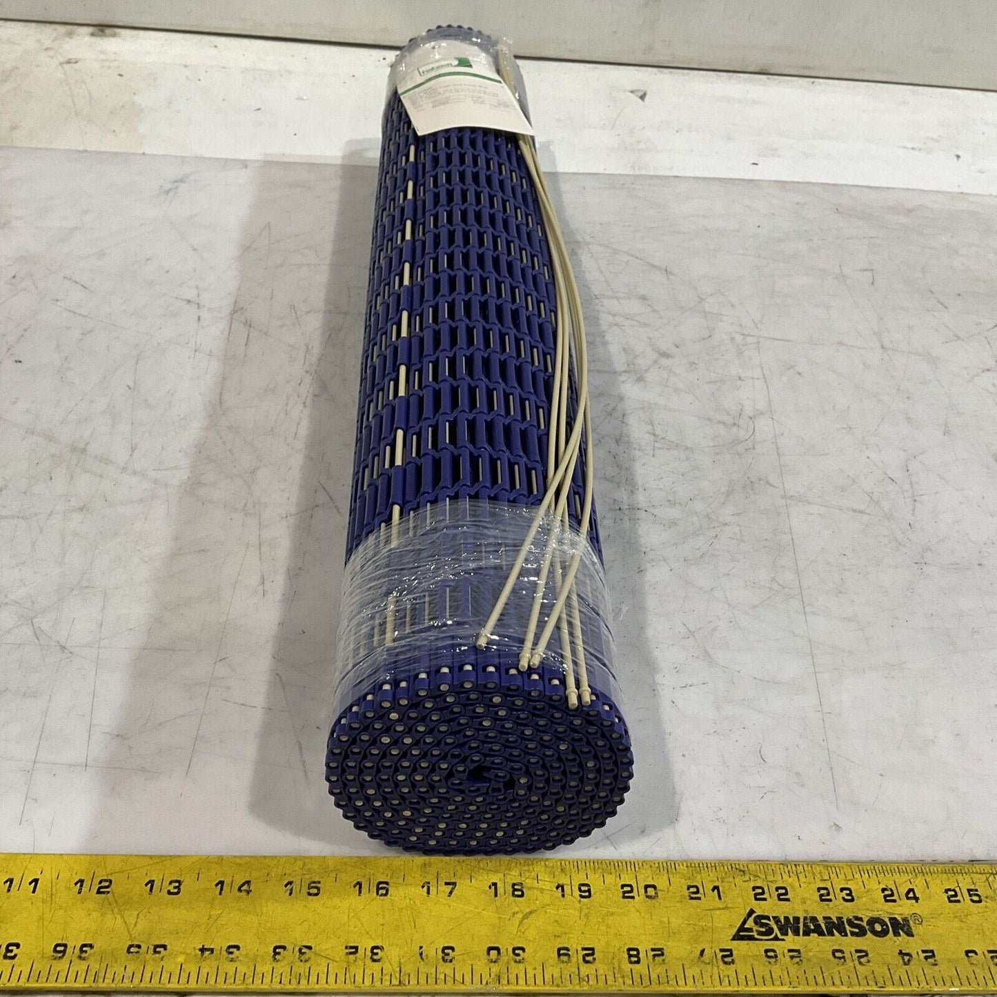 HABASIT M0885 FLUSH GRID ACETAL BLUE BELT WTH 26.0IN X LENGTH 5.00 FT U3S