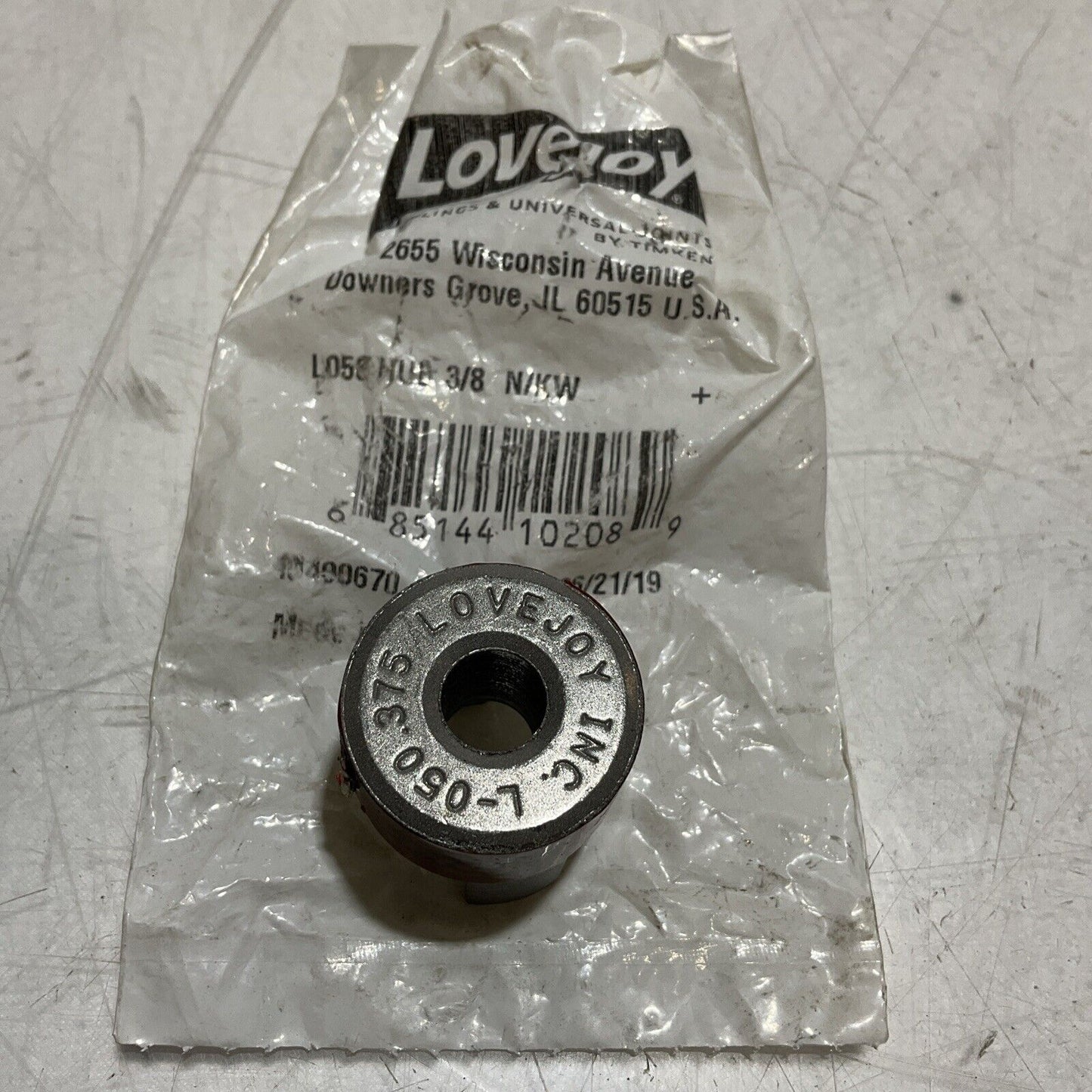 LOVEJOY L-50.375 68514410208 LO50 JOW COUPLING HUB 3/8 BORE NKW LOT OF 12 222