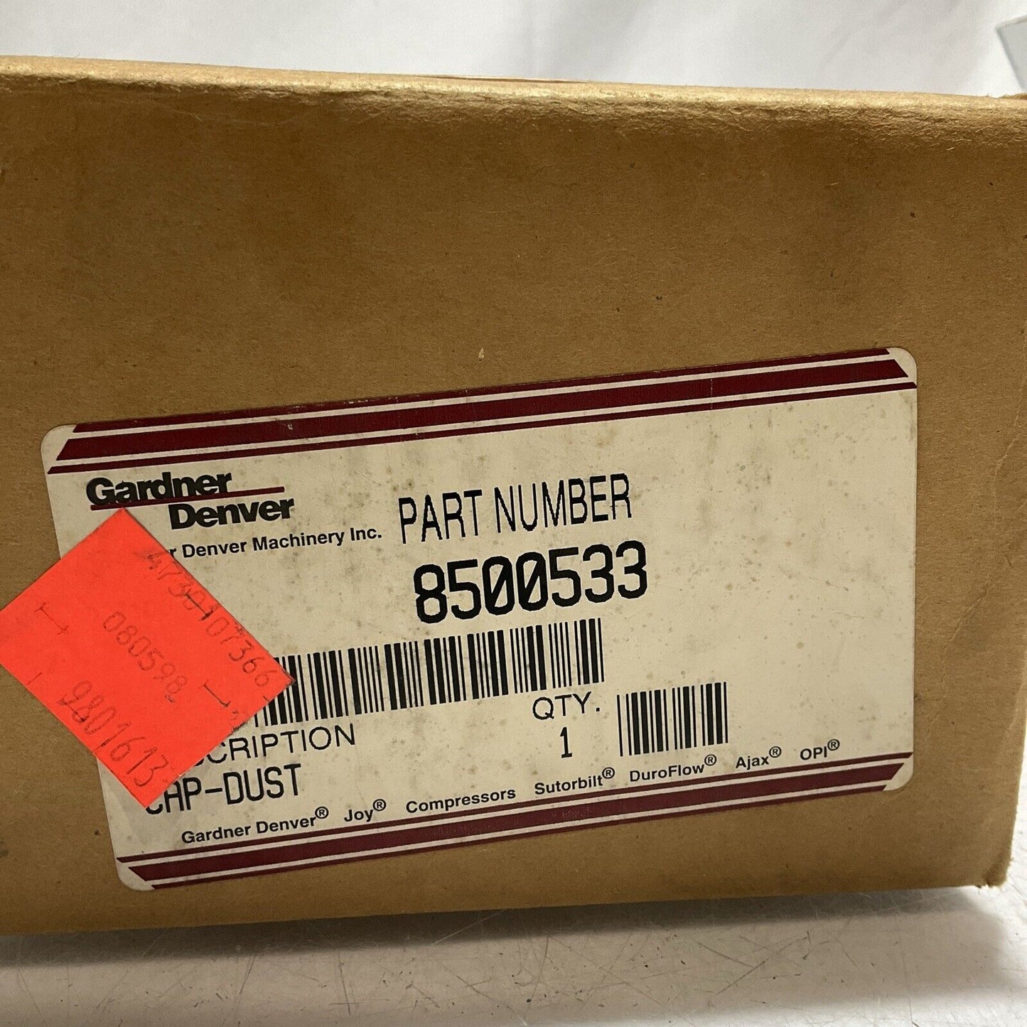GARDNER DENVER 8500533 PROTECTIVE DUST CAP 3”DC 373-U3S