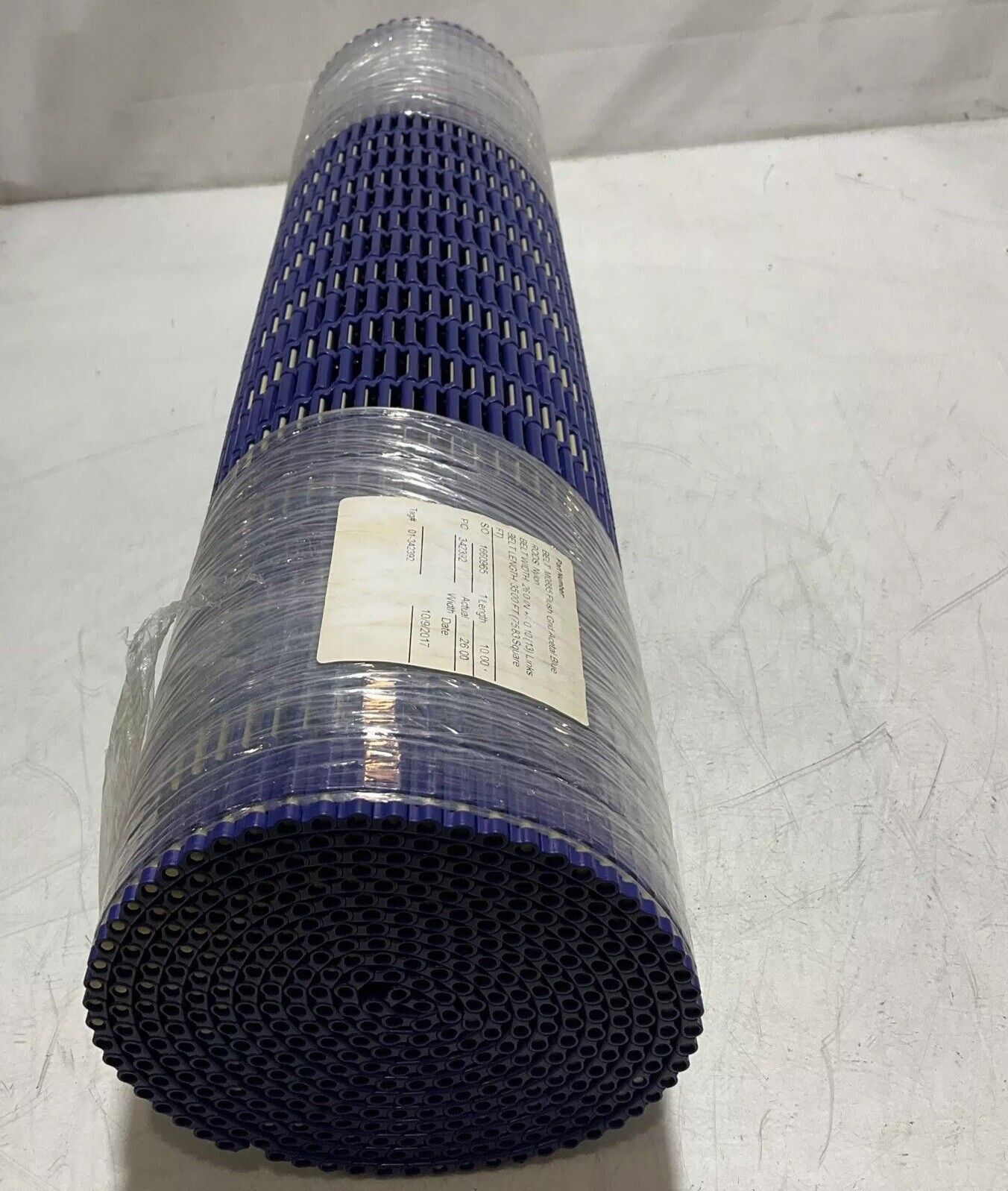 HABASIT M0885 FLUSH GRID ACETAL BLUE BELT WITH 26.0IN X LENGTH 10.00FT U3S