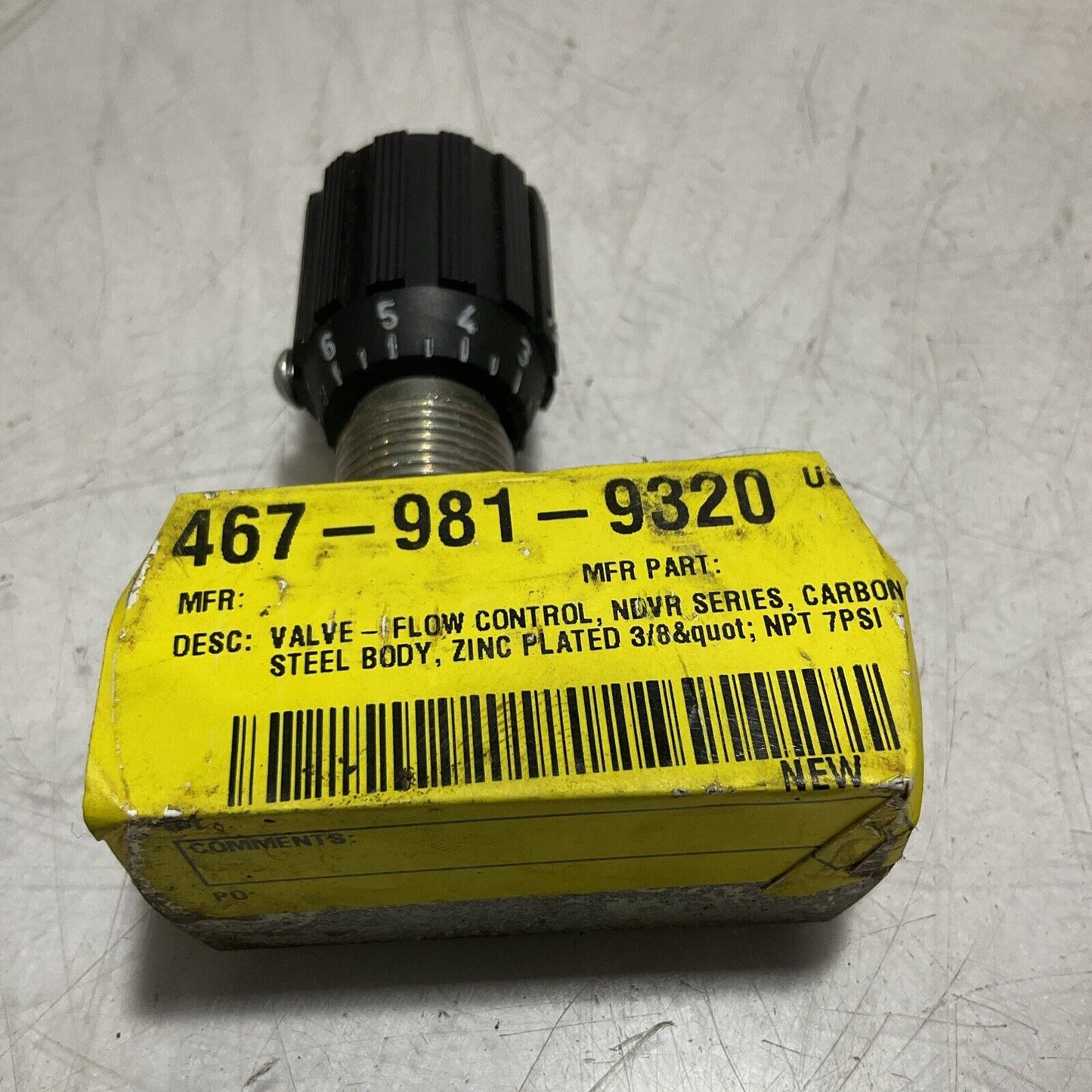 STAUFF NDRV-10-N MAX PIS 5000 CARBON STEEL HYDRAULIC FLOW CONTROL VALVE 222-U3S