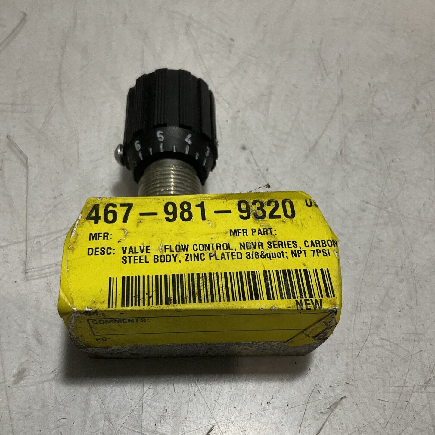 STAUFF NDRV-10-N MAX PIS 5000 CARBON STEEL HYDRAULIC FLOW CONTROL VALVE 222-U3S