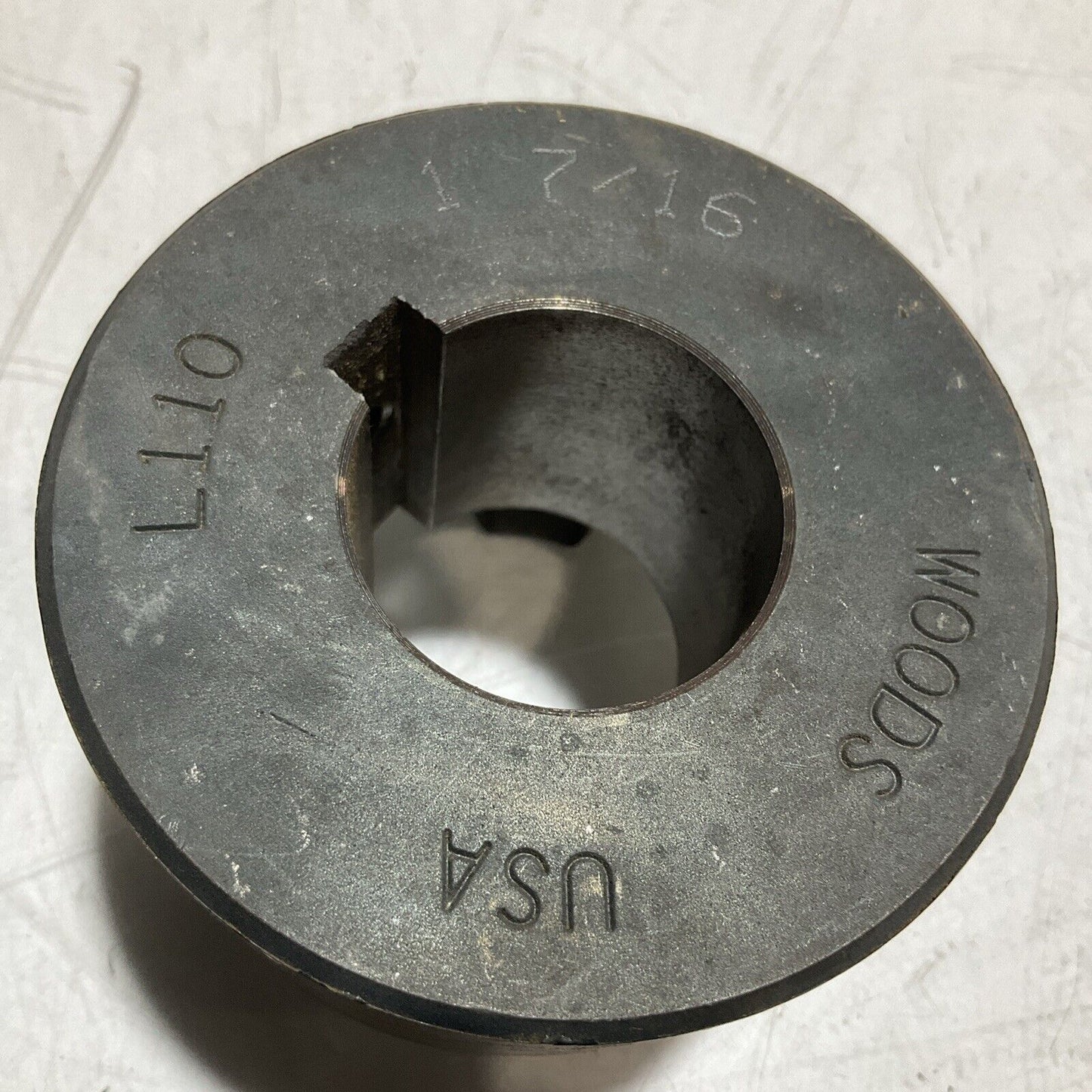 TB WOODS L110 1-7/16 L-JAW COUPLING HUB 222-U3S