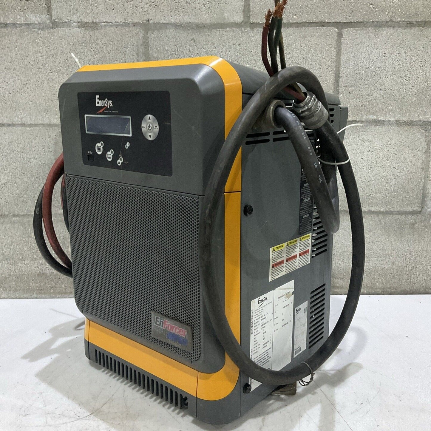 ENERSYS EI3-HL-4YE ENFORCER IMPAQ FORKLIFT L-A BATTERY CHARGER 3PH 480V 50/60 HZ