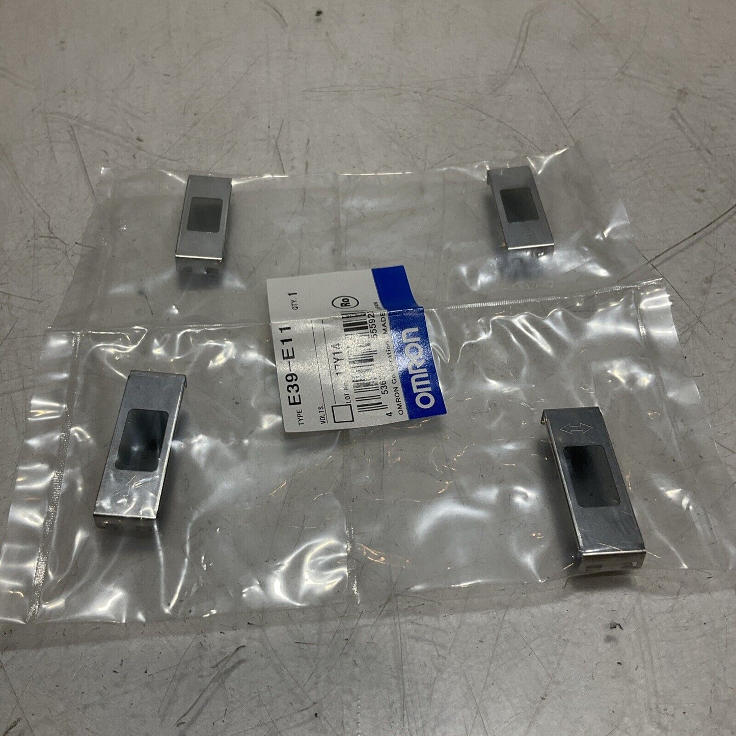 OMRON E39-E11 PHOTOELECTRIC SENSOR MUTUAL INTERFERENCE RECEIVER SET QTY 4 U3S