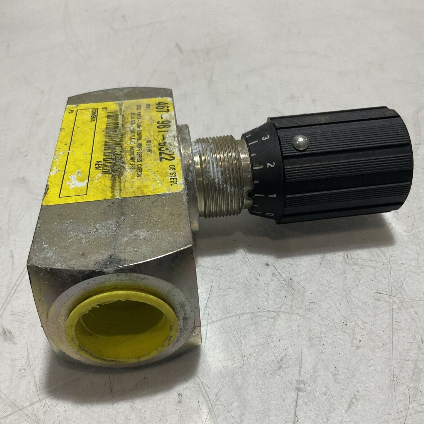 STAUFF NDRV-20-N MAX PSI 5000 CARBON STEEL HYDRAULIC FLOW CONTROL VALVE 222