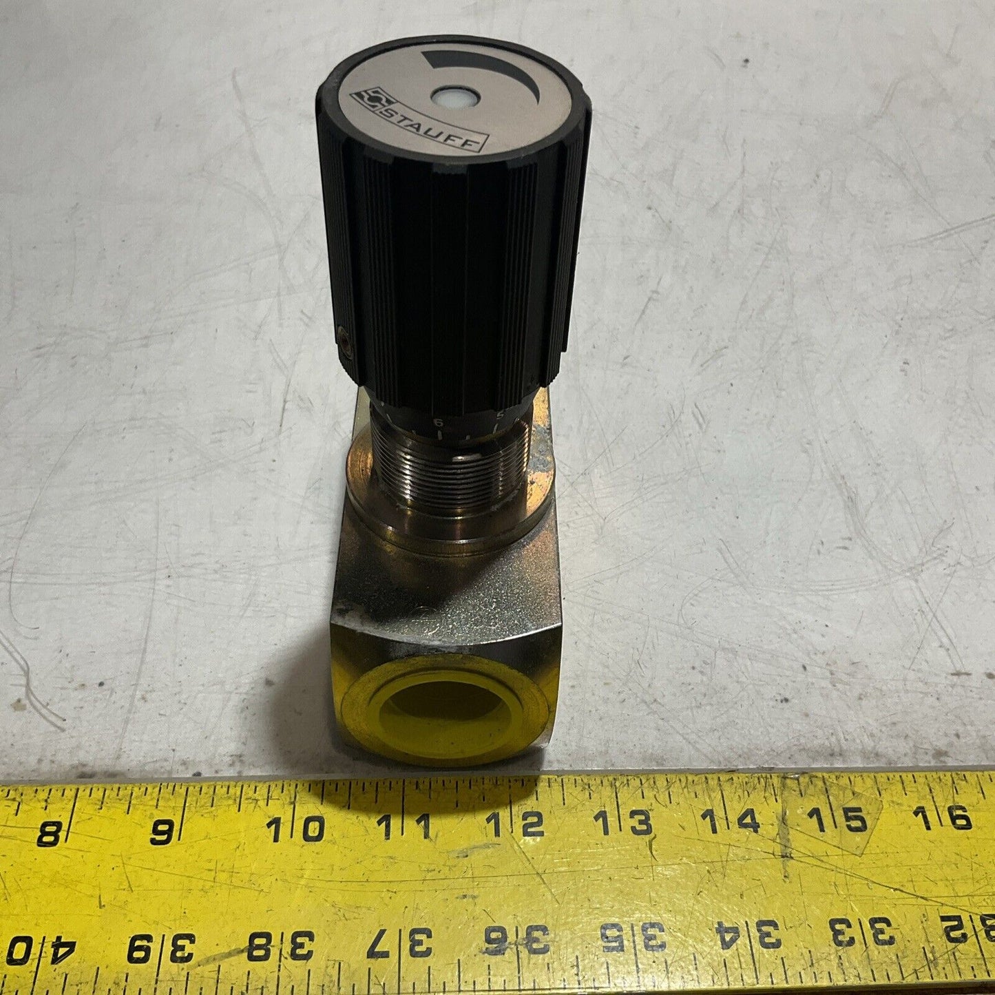 STAUFF NDRV-20-N MAX PSI 5000 CARBON STEEL HYDRAULIC FLOW CONTROL VALVE 222