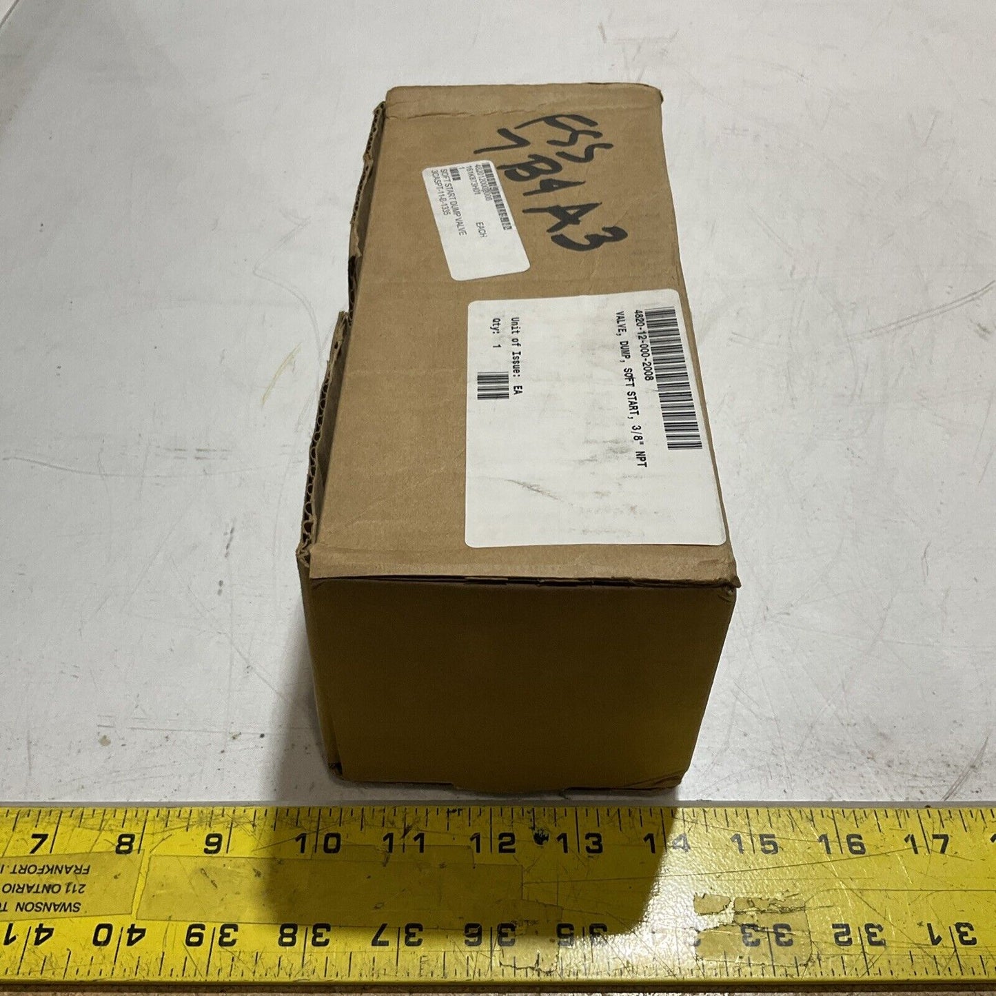 PARKER SC75-03M/M2 SOFT START DUMP VALVE 3/8” NPT 10 BAR 150 PSI 125F U3S