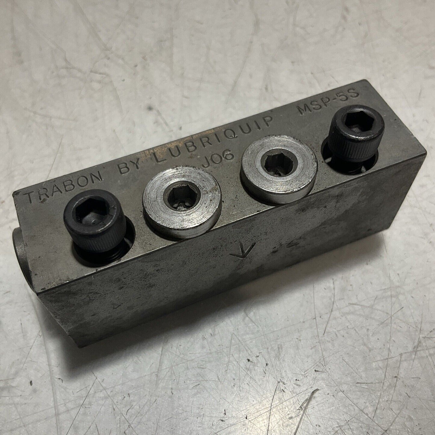 TRABON BY LUBRIQUIP MSP-5S MODULAR DIVIDER VALVE 444-U3S