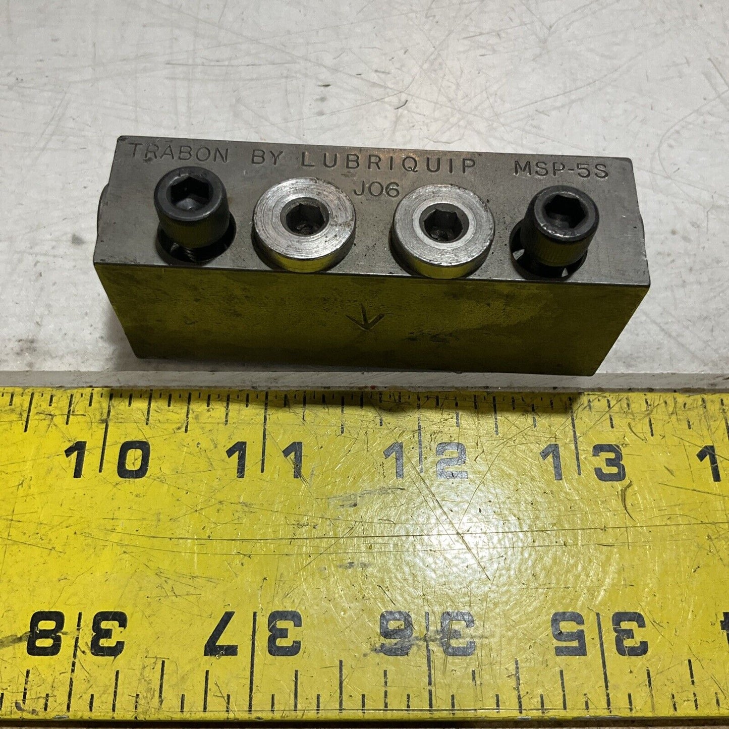 TRABON BY LUBRIQUIP MSP-5S MODULAR DIVIDER VALVE 444-U3S