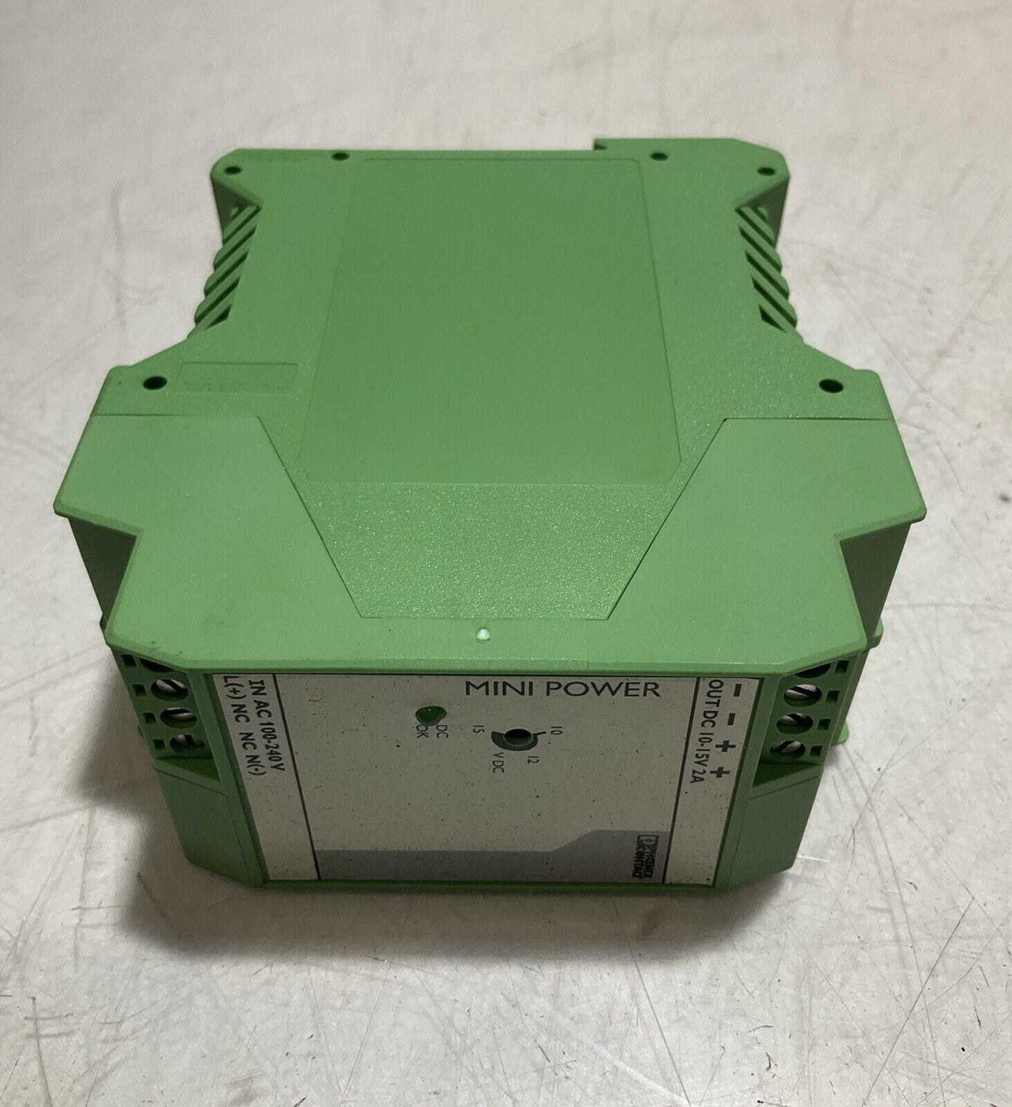 PHOENIX CONTACT MINI-100-PS-240AC/10-15DC/2 POWER SUPPLY NEW MFG SEALED 222-U3S