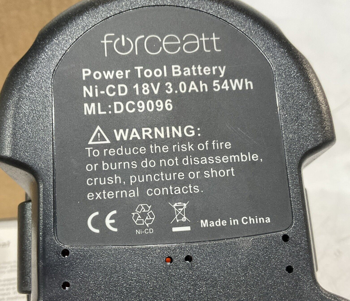 FORCEATT DC9096 POWER TOOL BATTERY REPLACEMENT CORDLESS TOOL 54WH QTY OF 2 U3S