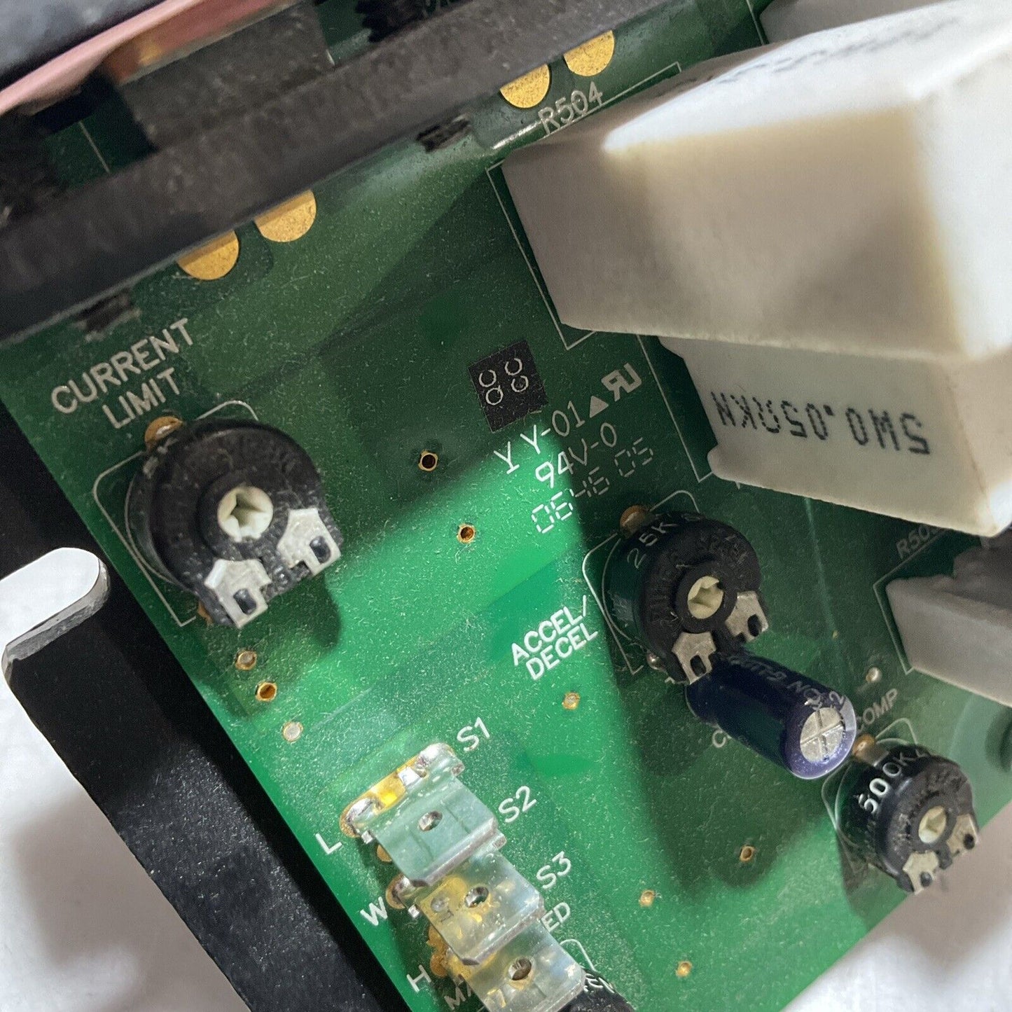 MINARIK DRIVES XP05-115AC DC MOTOR CONTROL CIRCUIT BREAKER U3S