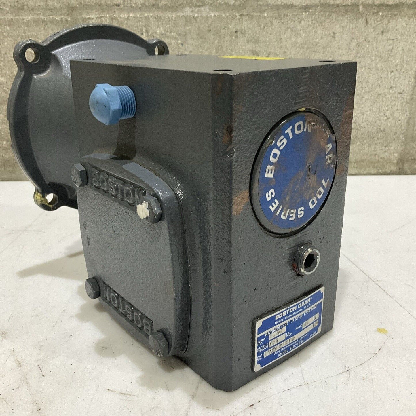 BOSTON 52588 88 F721-20-B7-G SPEED REDUCER 20 GS 754 TORQ. 754 1.25 H.P 1750 RPM