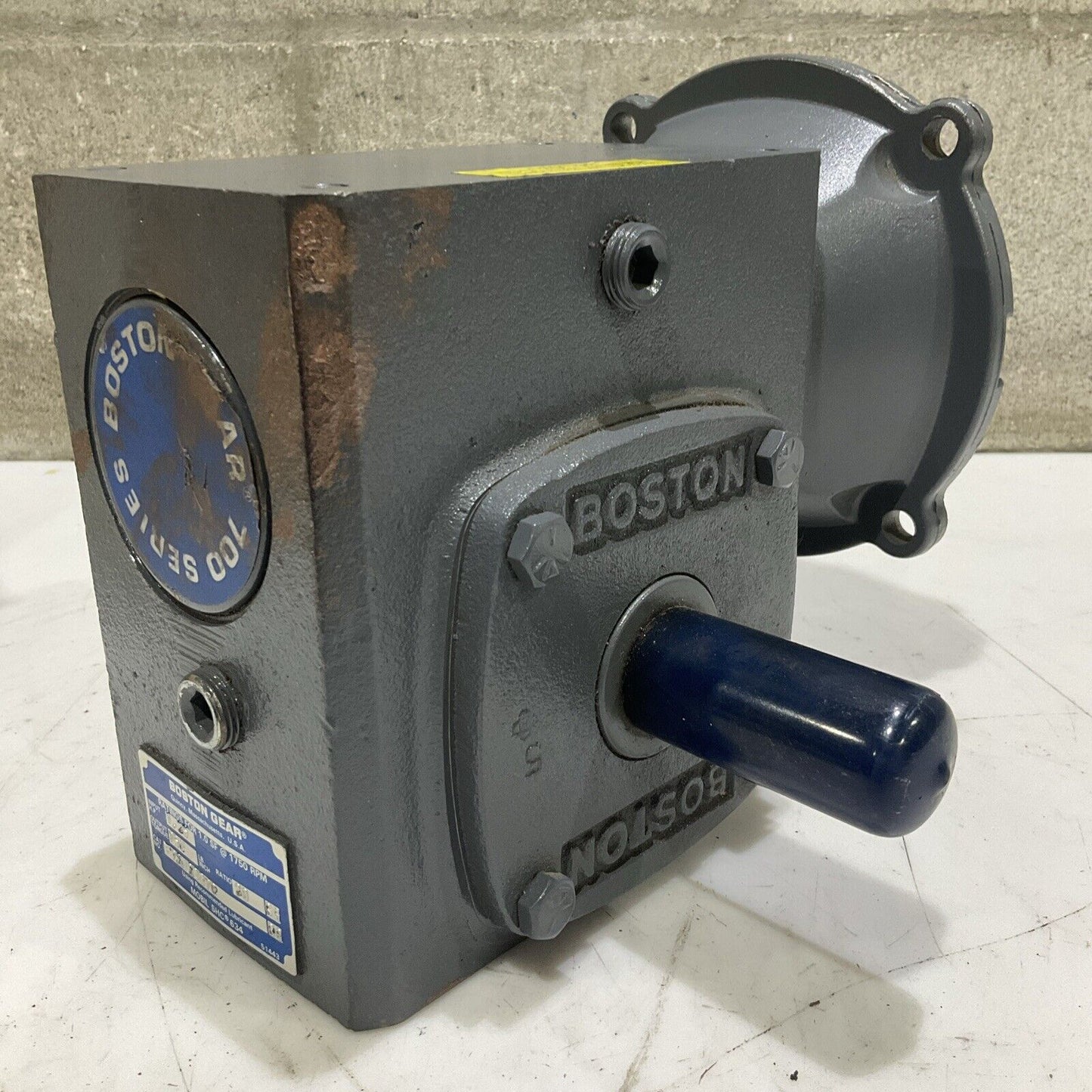 BOSTON 52588 88 F721-20-B7-G SPEED REDUCER 20 GS 754 TORQ. 754 1.25 H.P 1750 RPM