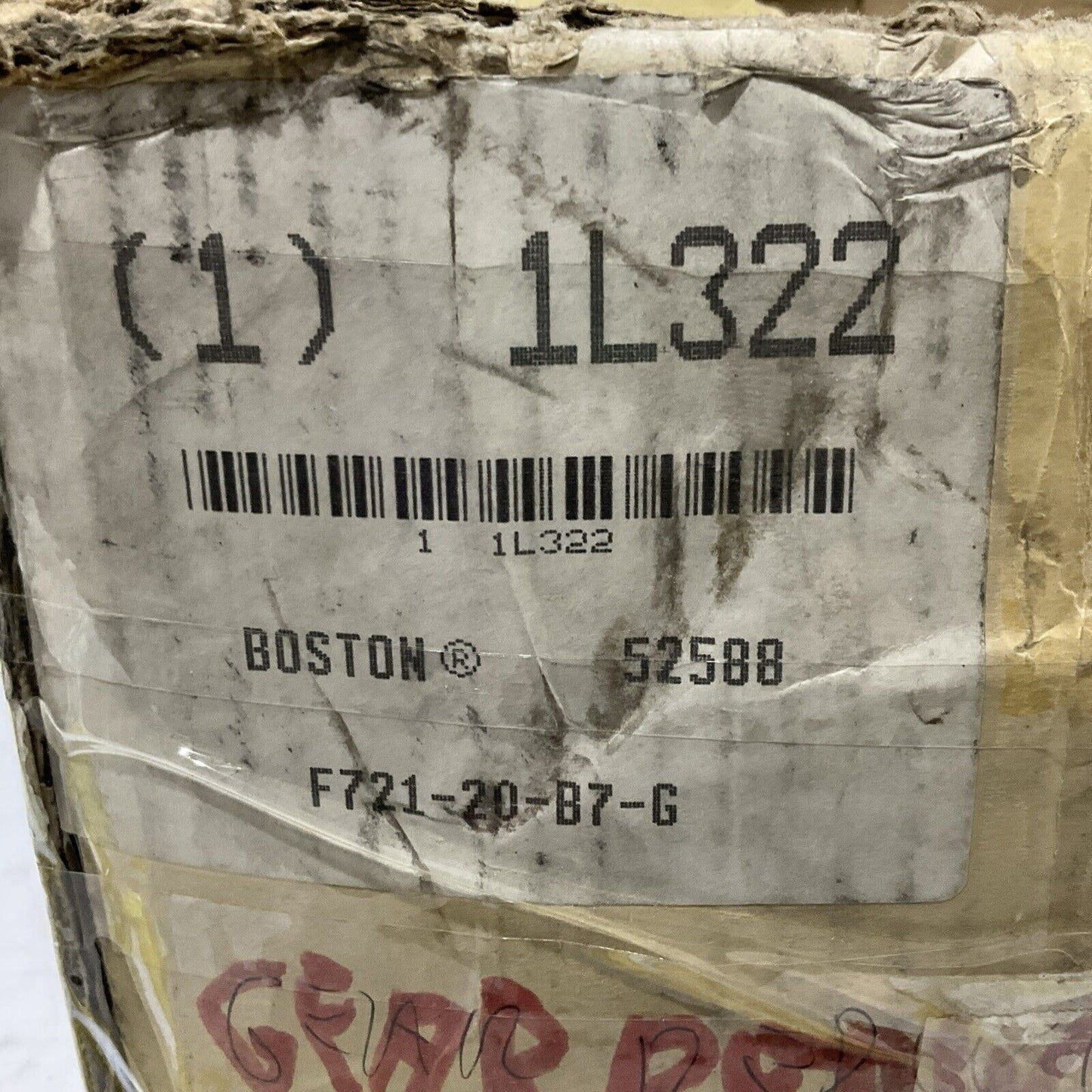 BOSTON 52588 88 F721-20-B7-G SPEED REDUCER 20 GS 754 TORQ. 754 1.25 H.P 1750 RPM