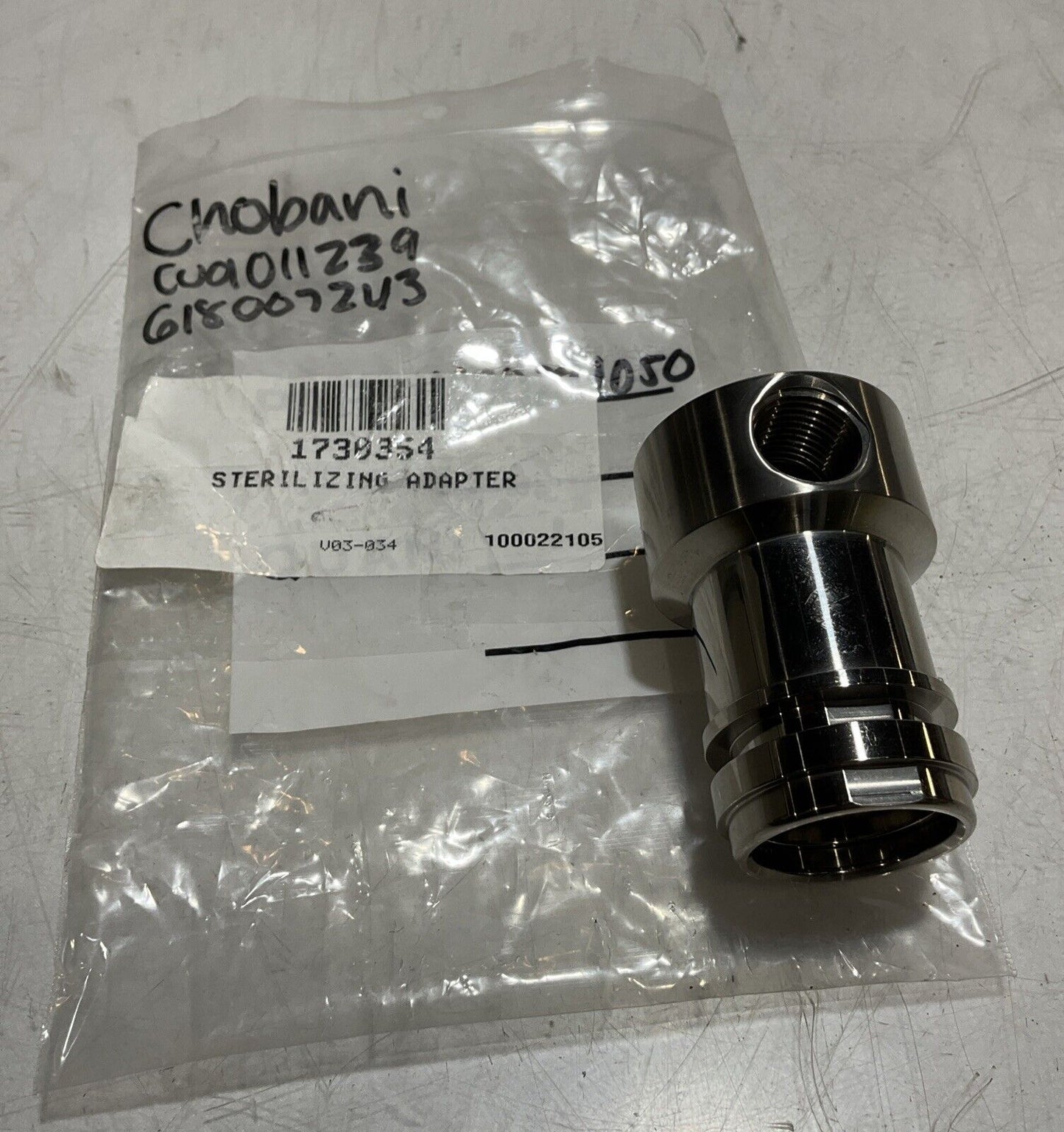 UNBRANDED 1730354 - 1000221050 STAINLESS STEEL STERILIZING ADAPTER U3S