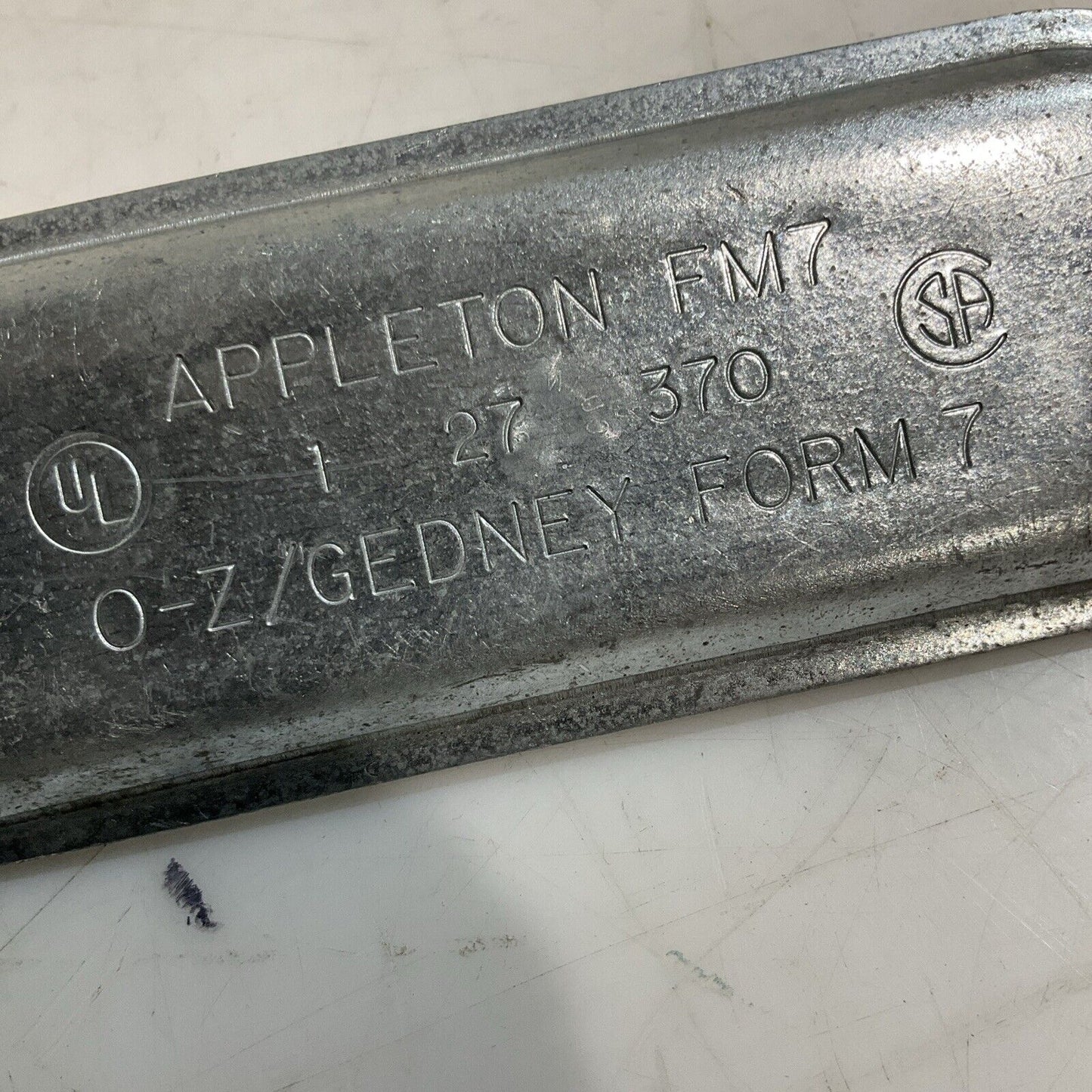 APPLETON FM7 OZ/ GEDNEY FORM 7 CONDUIT OULET FITTING COVER LOT OF 2 U3S