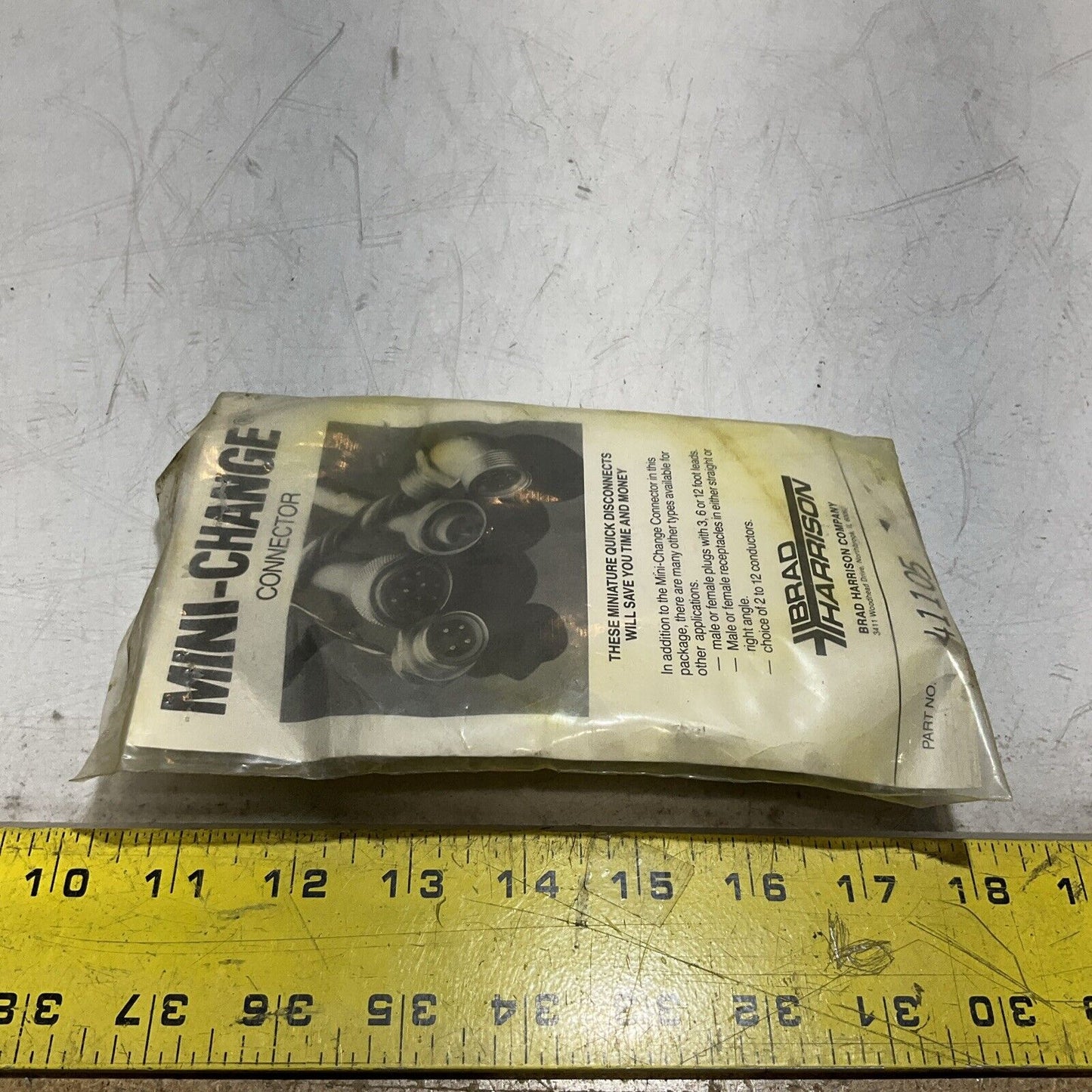 BRAD HARRISON 41105 MINI-CHANGE QUICK CONNECTOR U3S