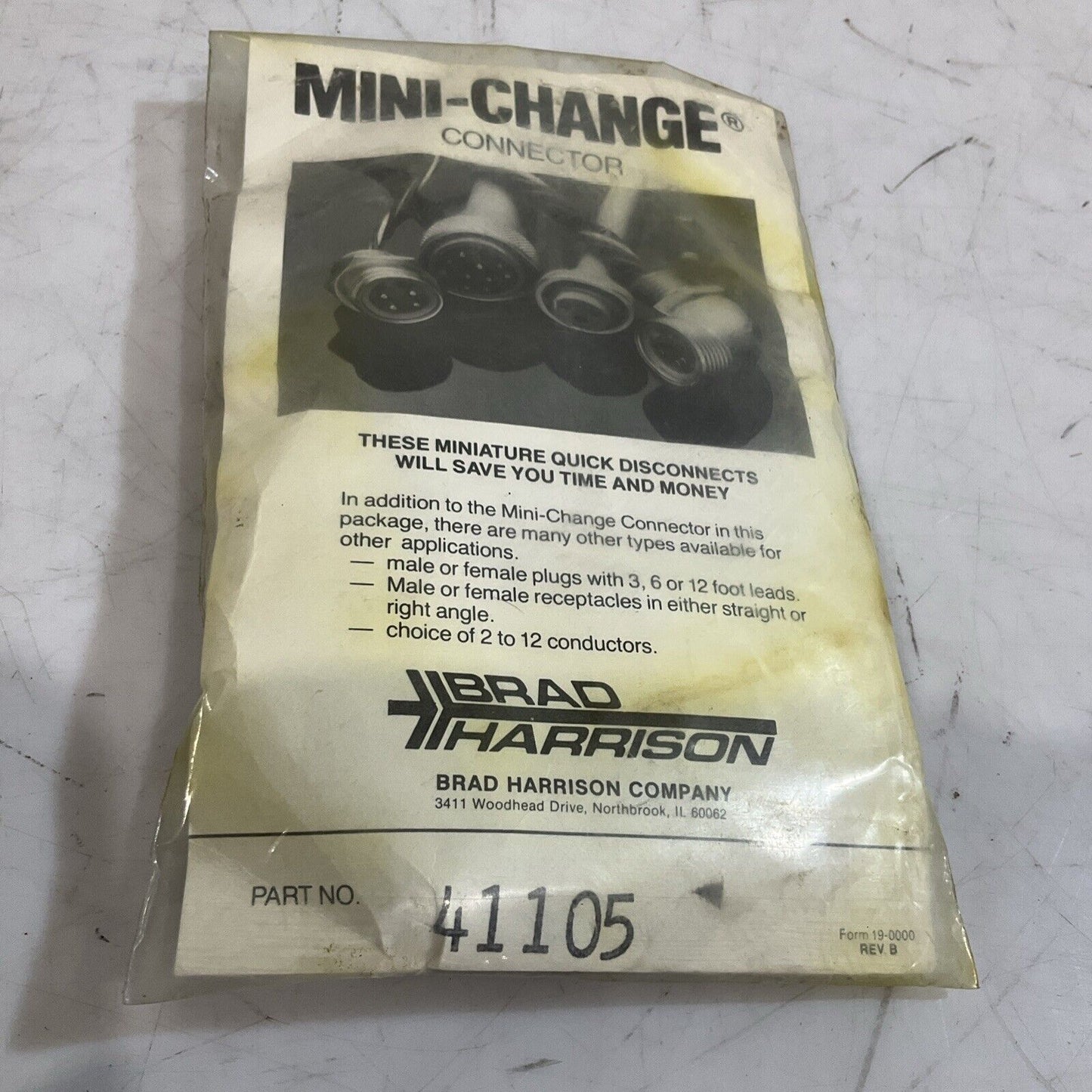 BRAD HARRISON 41105 MINI-CHANGE QUICK CONNECTOR U3S