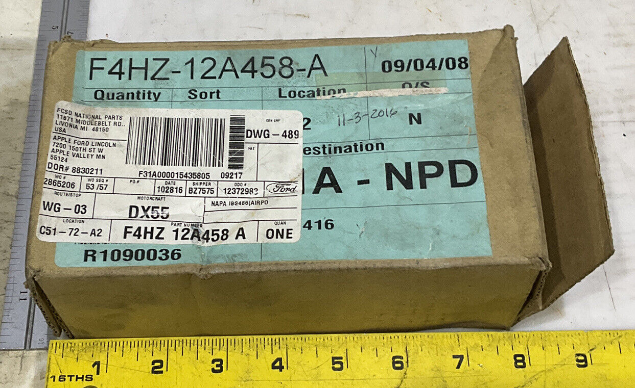 FORD F4HZ-12A458-A GENUINE SPEED GOVERNOR CONTROLLER ASSEMBLY 881 U3S