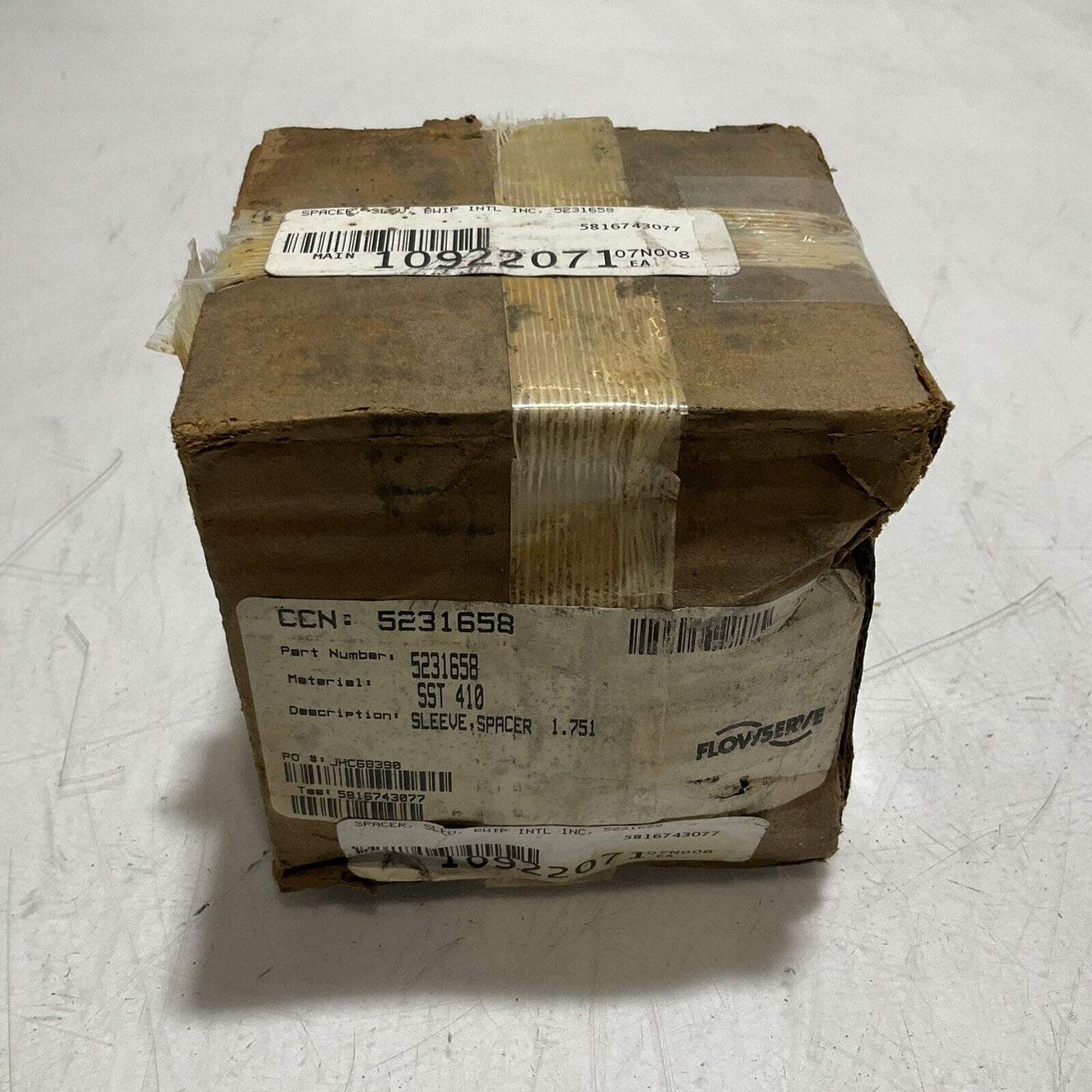 FLOWSERVE BWIP INTL 5231658 SPACER SLEEVE BWIP 1.75 U3S