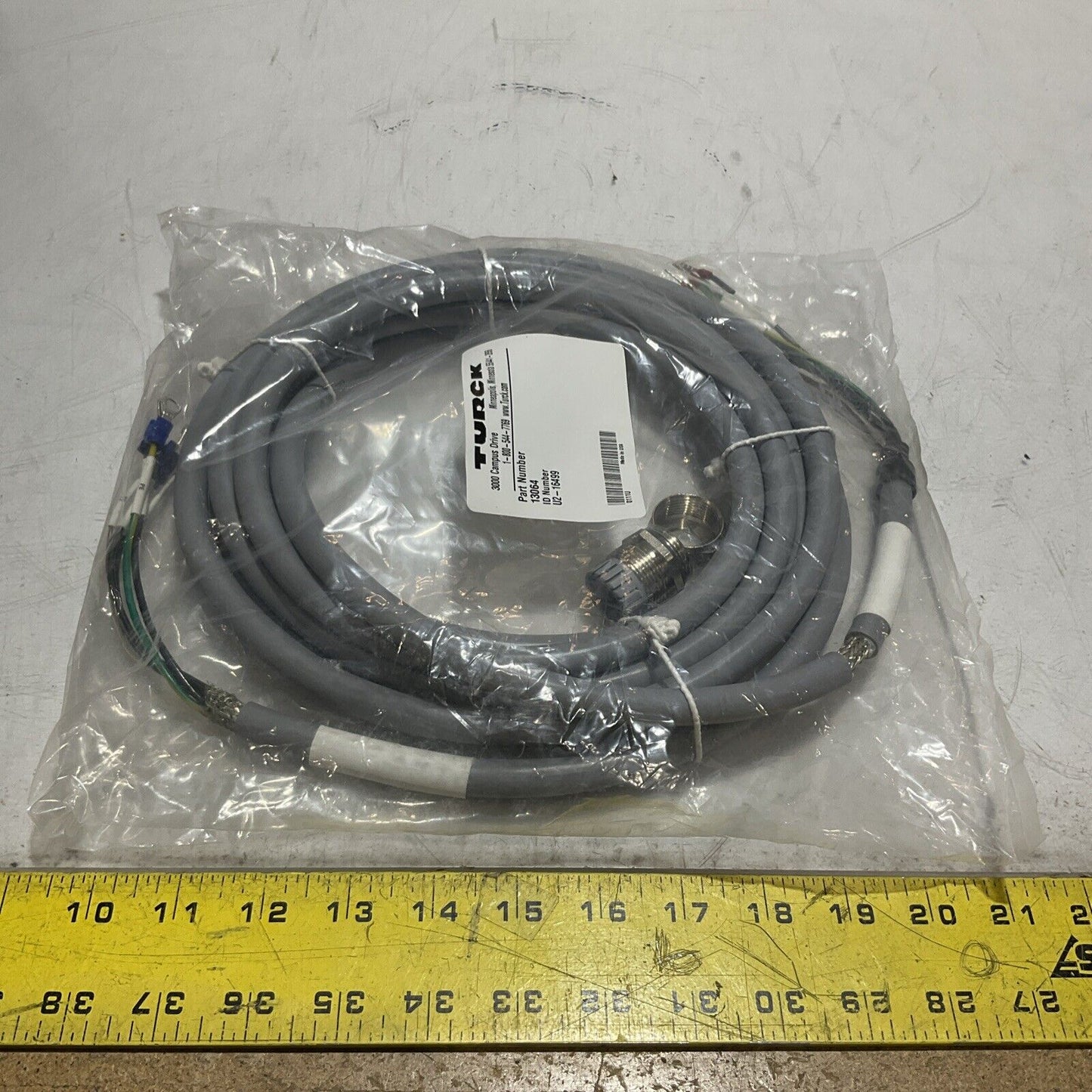 TURCK U2-16499 13064- 173K357G05 CABLE ASSEMBLY W4056 INDUCT MP U500 U3S