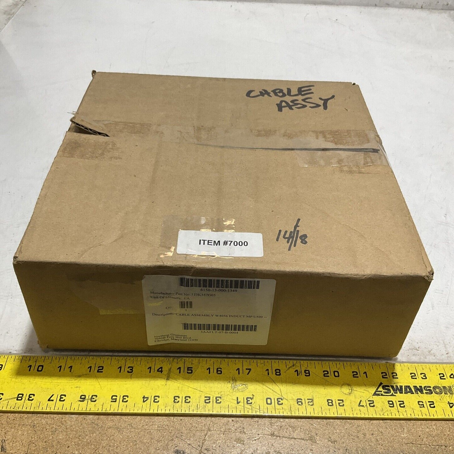 TURCK U2-16499 13064- 173K357G05 CABLE ASSEMBLY W4056 INDUCT MP U500 U3S