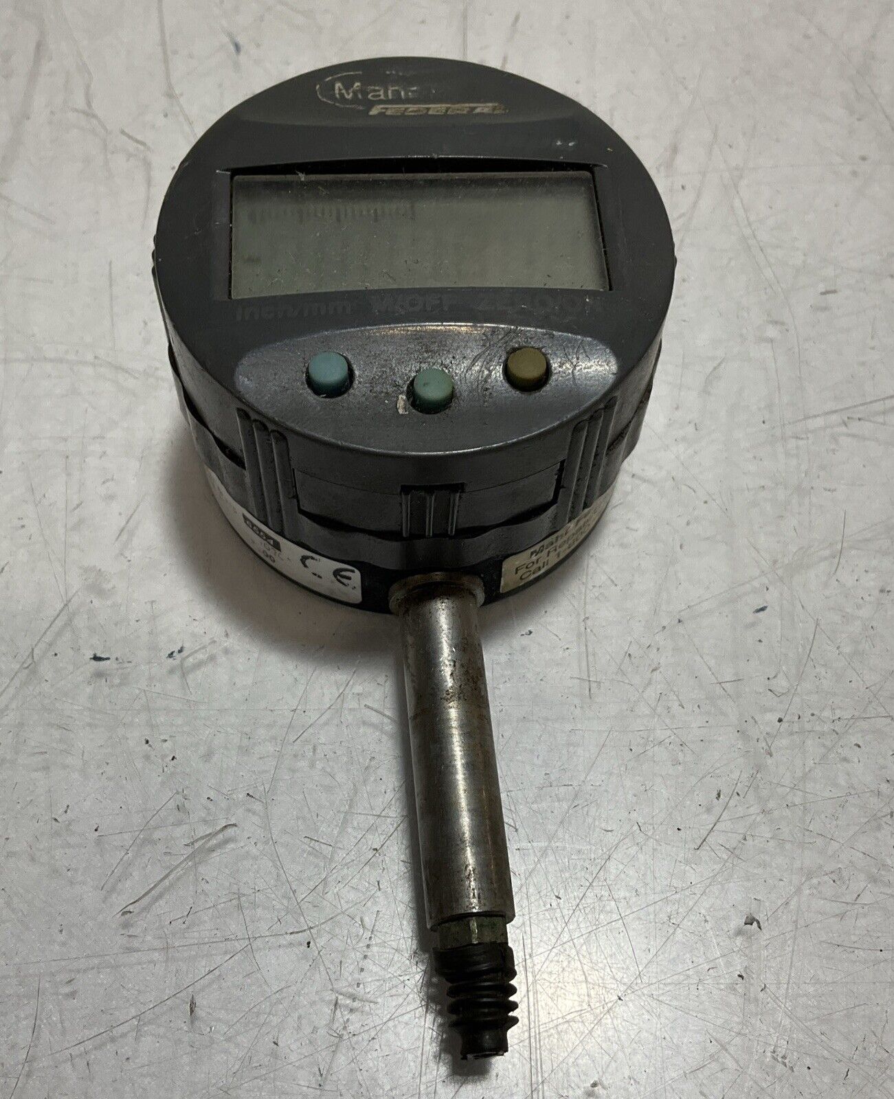 MAHR FEDERAL INC EDI 10202 ELECTRONIC DIAL INDICATOR 3VDC U3S