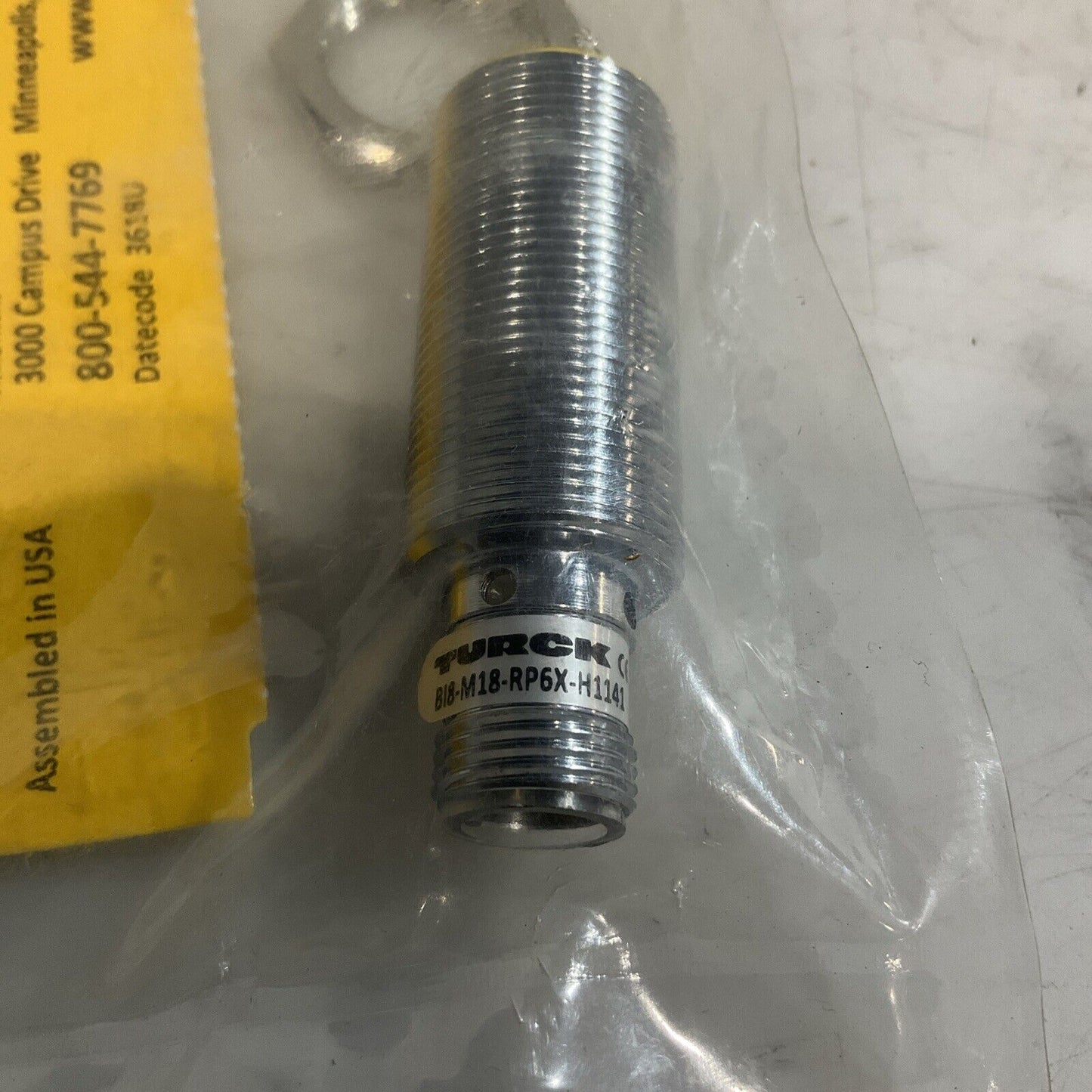TURCK BI8-M18-RP6X-H1141 4615001 INDUCTIVE PROXIMITY SENSOR LOT OF 2 U3S