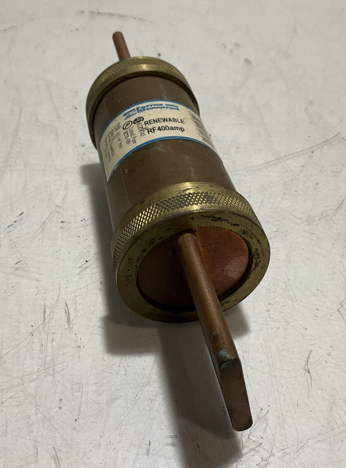 FERRAZ SHAWMUT RF400 TIME-DELAY RENEWABLE FUSE 400AMP 222-U3S